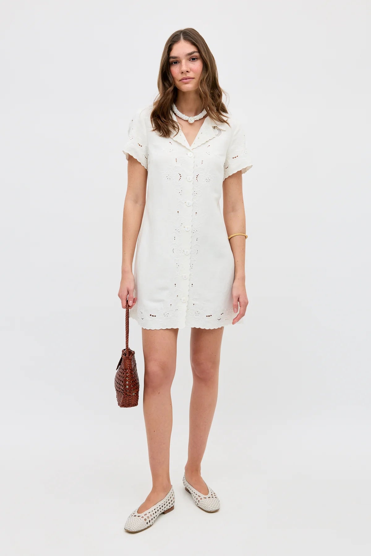 Zayanna Dress - Esther Cutwork Embroidery