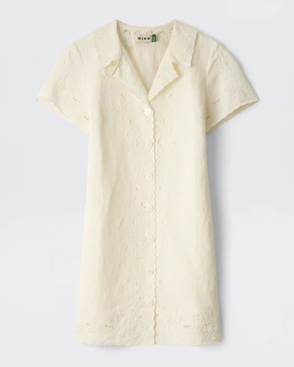 Zayanna Dress - Esther Cutwork Embroidery