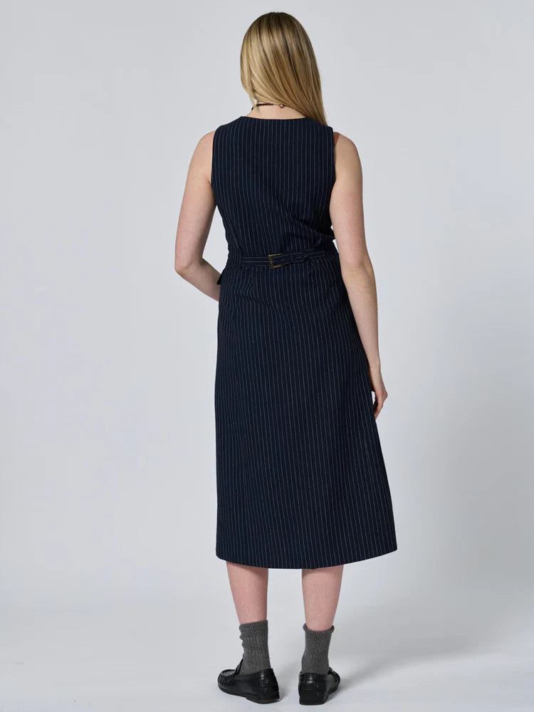 Oliver Vest Dress - Navy