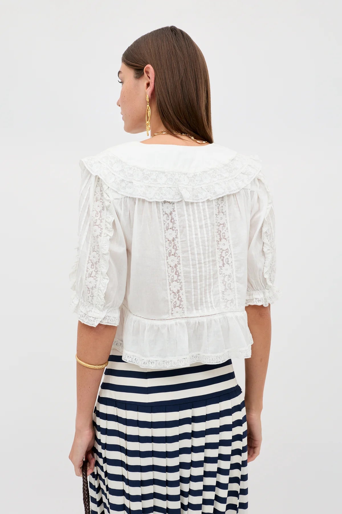 Ellery Cotton Blouse - White