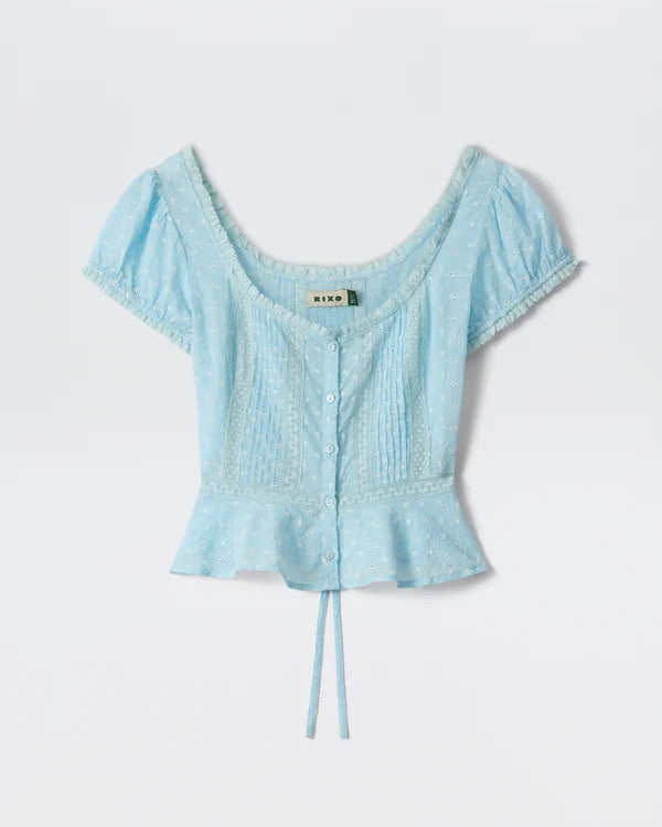 Sandi Top - Powder Blue