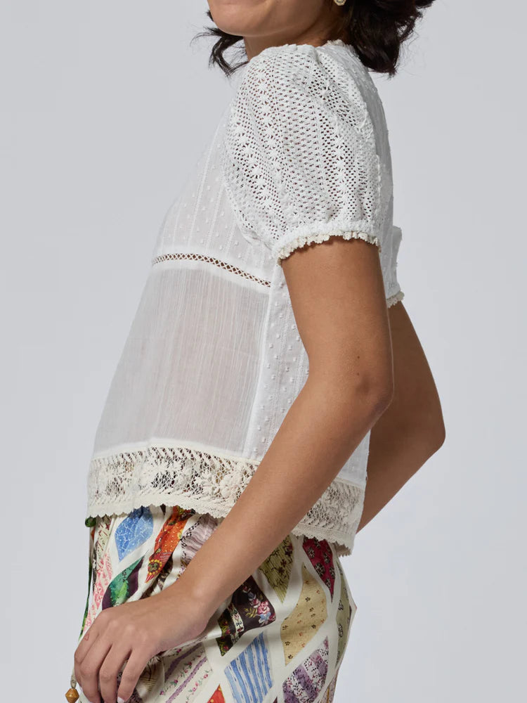 Louisa Top - Ivory