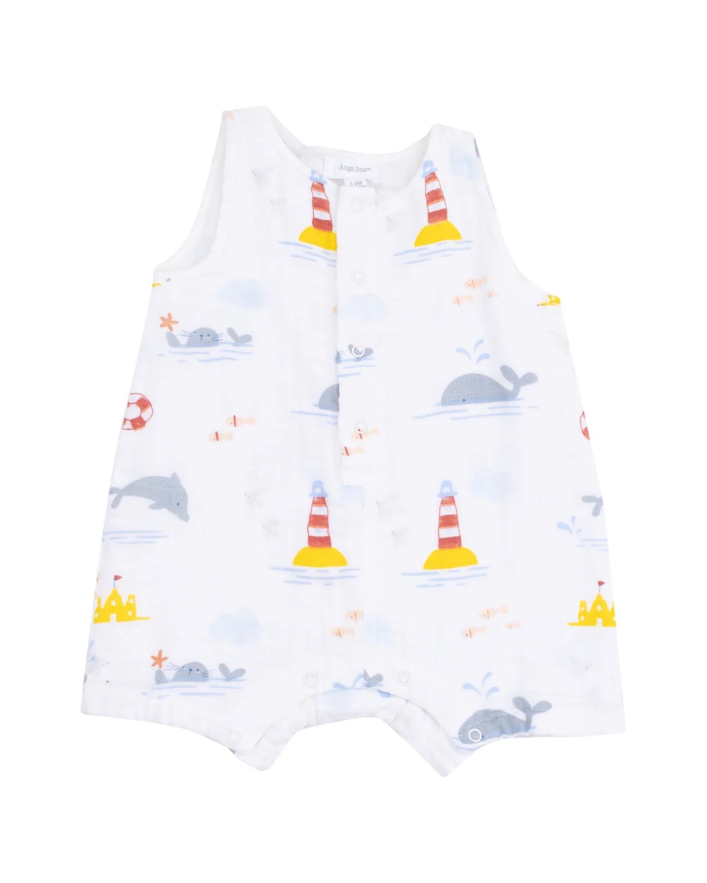 Sleeveless Shortie Romper - Take Me To The Sea