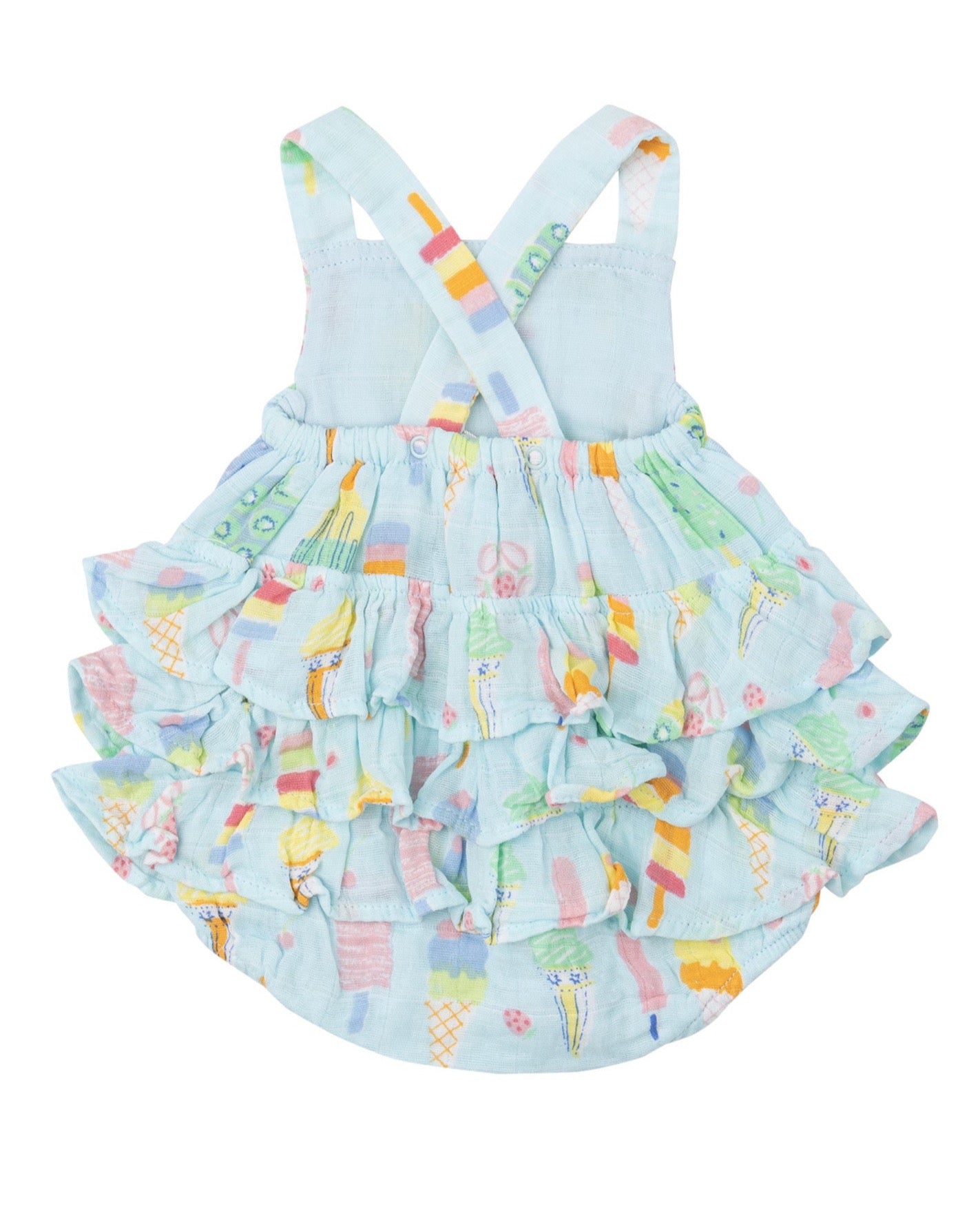 Ruffle Sunsuit - Fruit Dream Popsicles