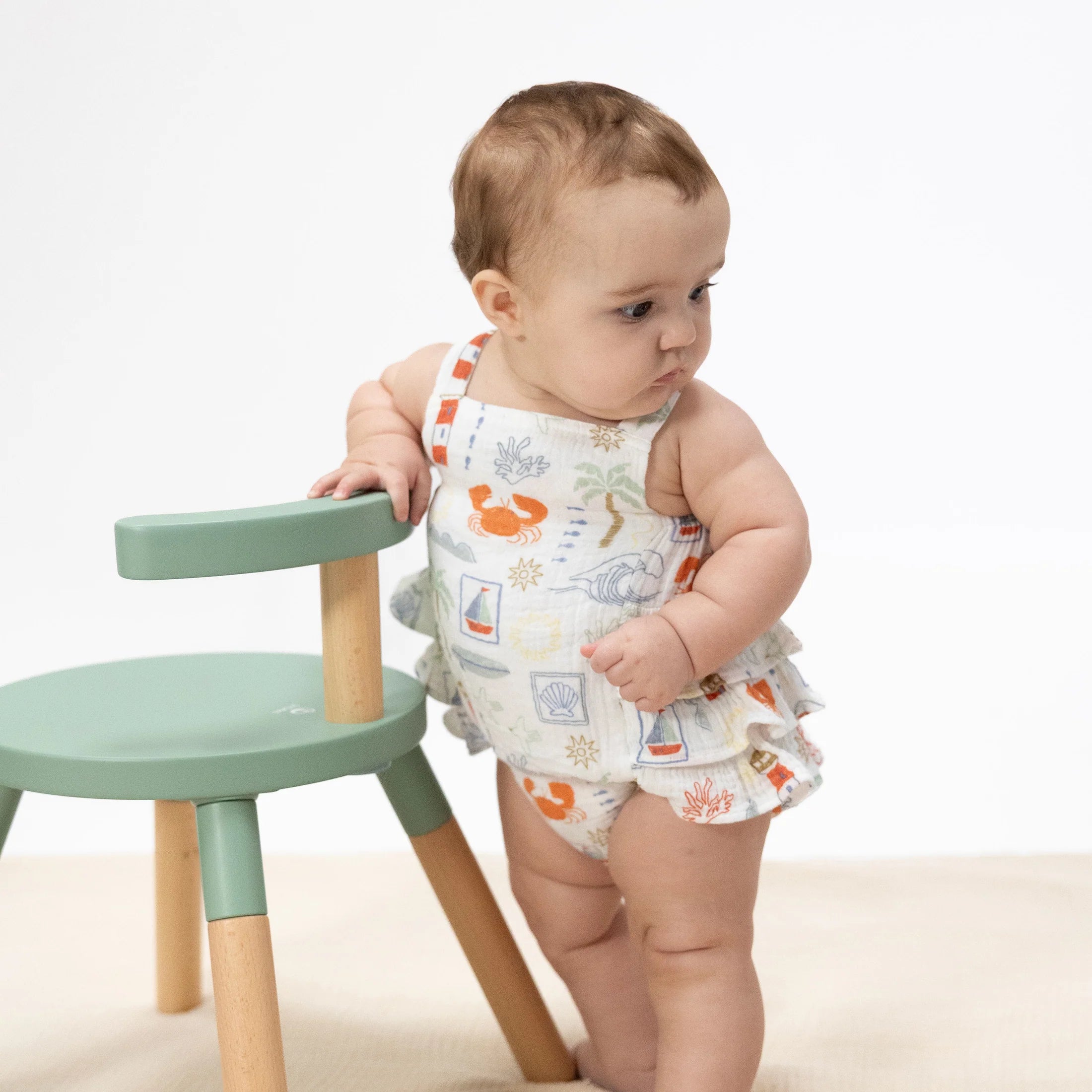 Ruffle Sunsuit - Club Mediterranean