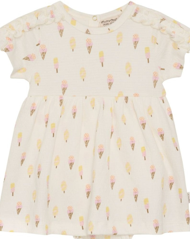 Short Sleeve Dress with Ice Cream Print - Pristine