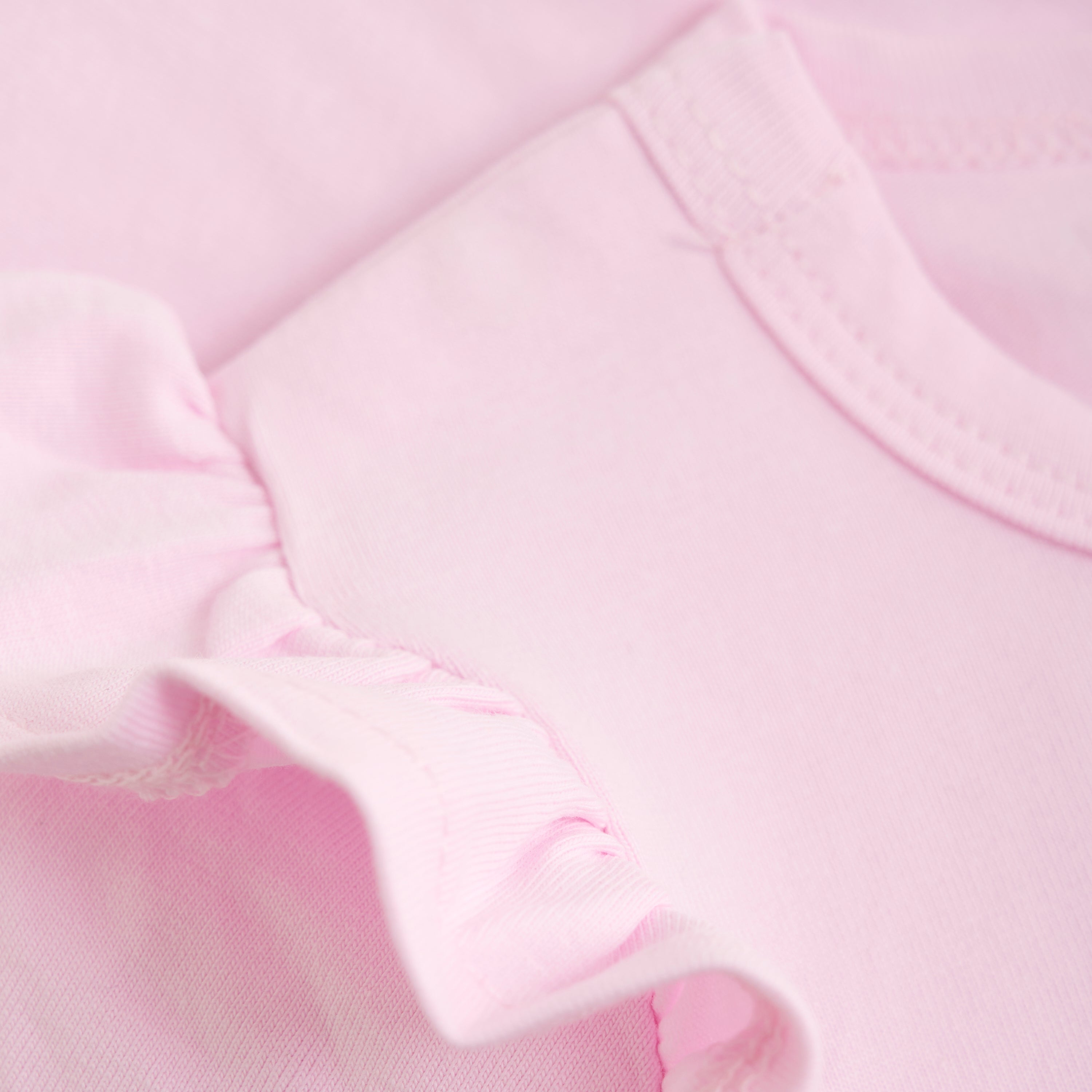 Short Sleeve Bodysuit - Pink Tulle