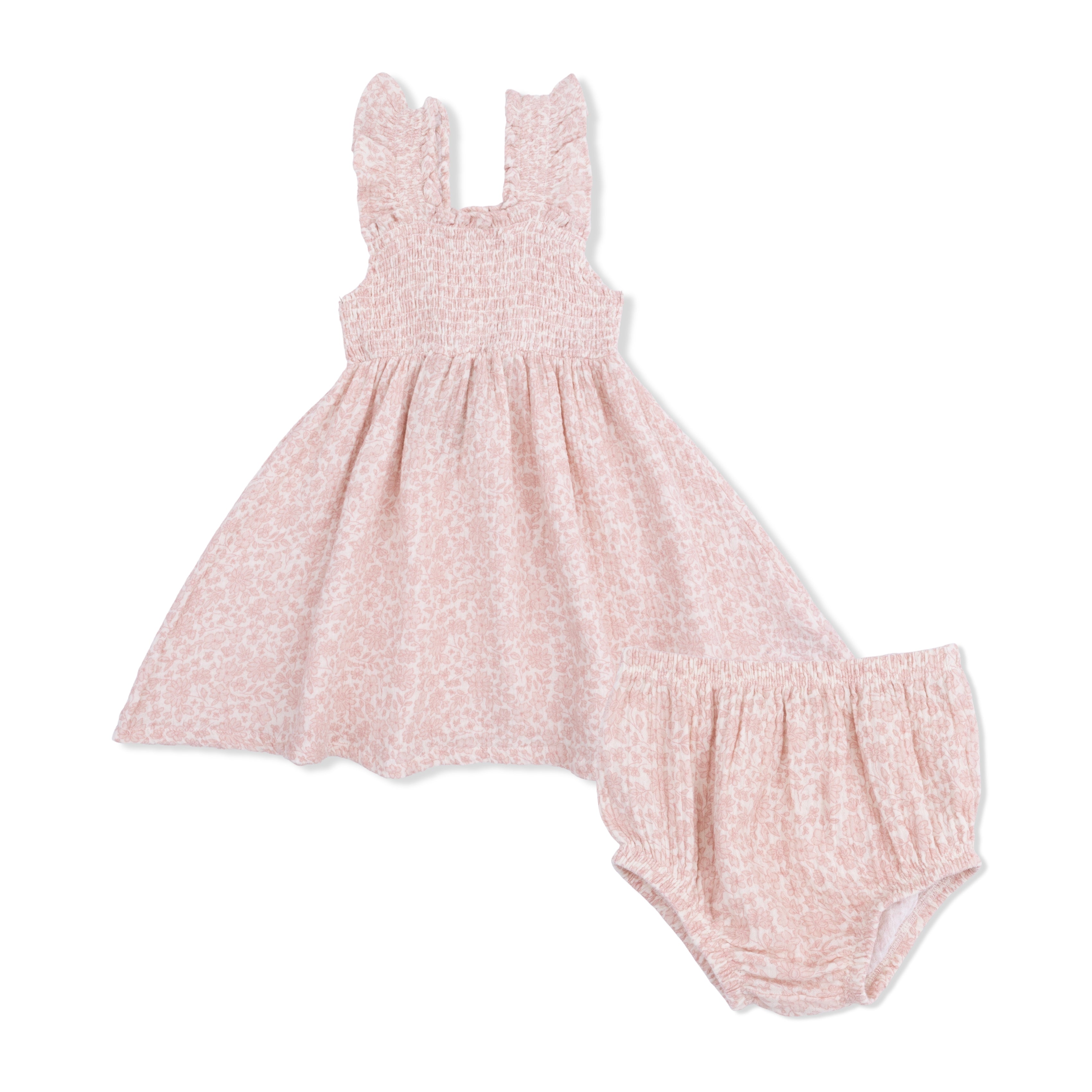 Smocked Sundress with Bloomer - Harper Floral