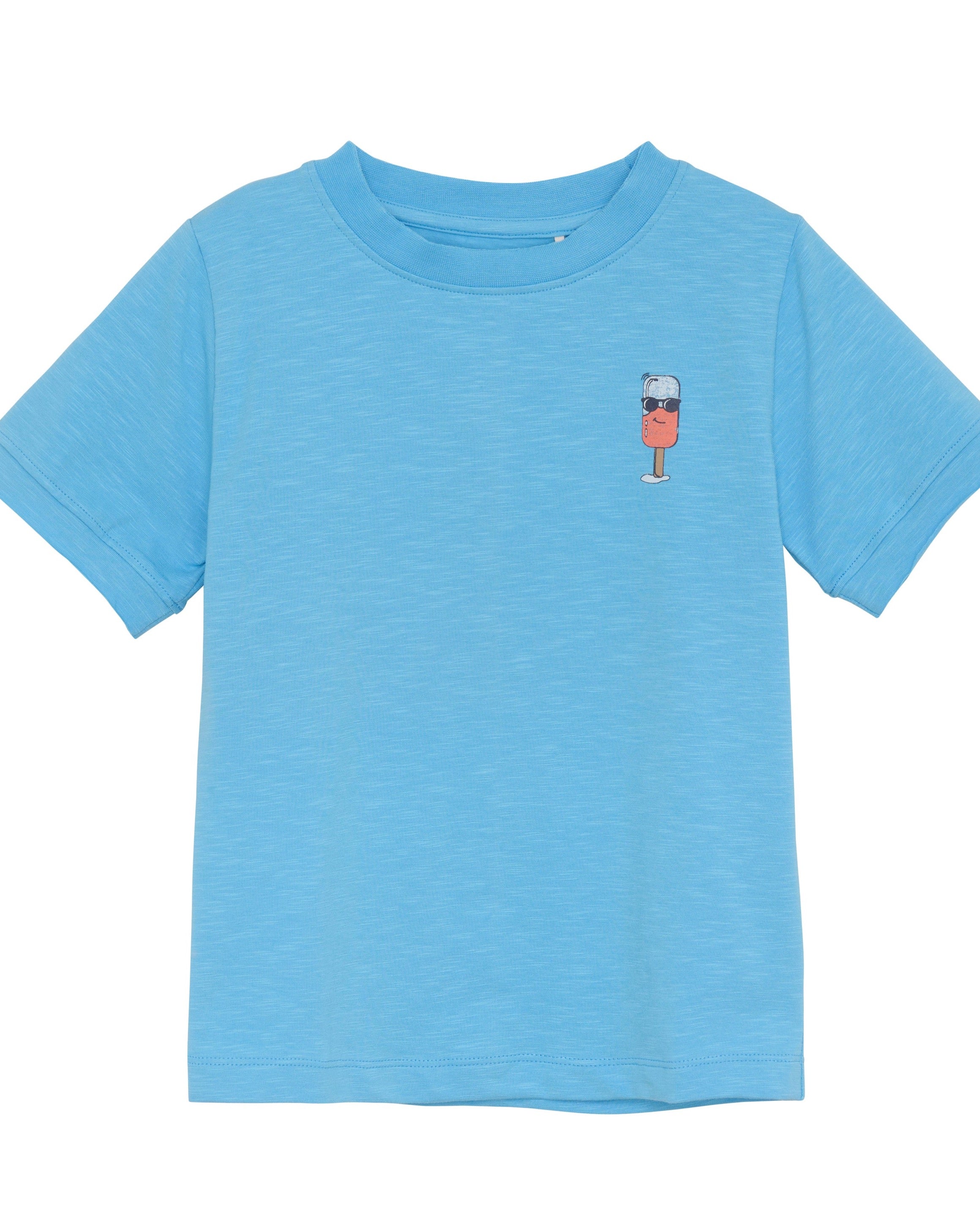 Ice Cream Print T-Shirt - Bonnie Blue