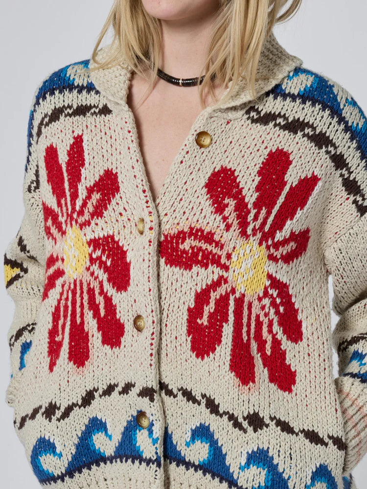 Sloane Cardigan - Harbor Bloom