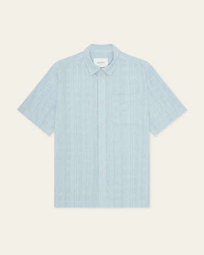 Structured SS Shirt - Skyway Blue