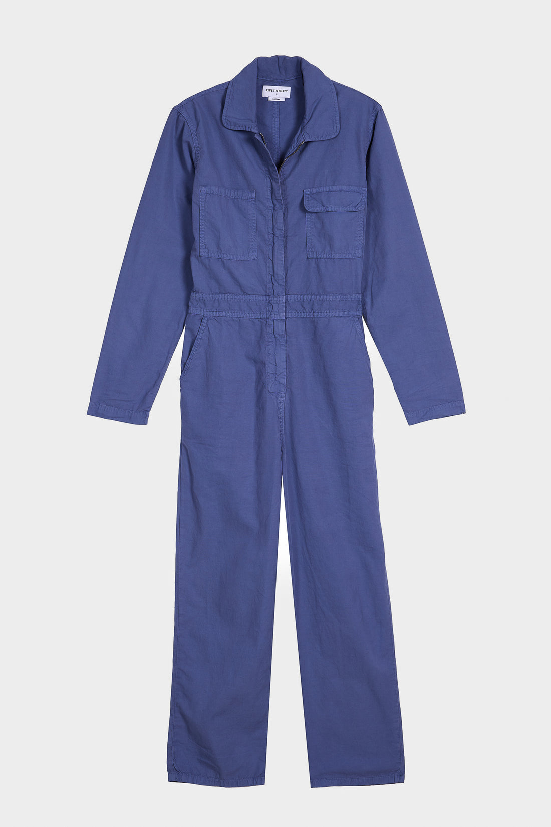 Rivet Utility Looker Jumpsuit - Periwinkle