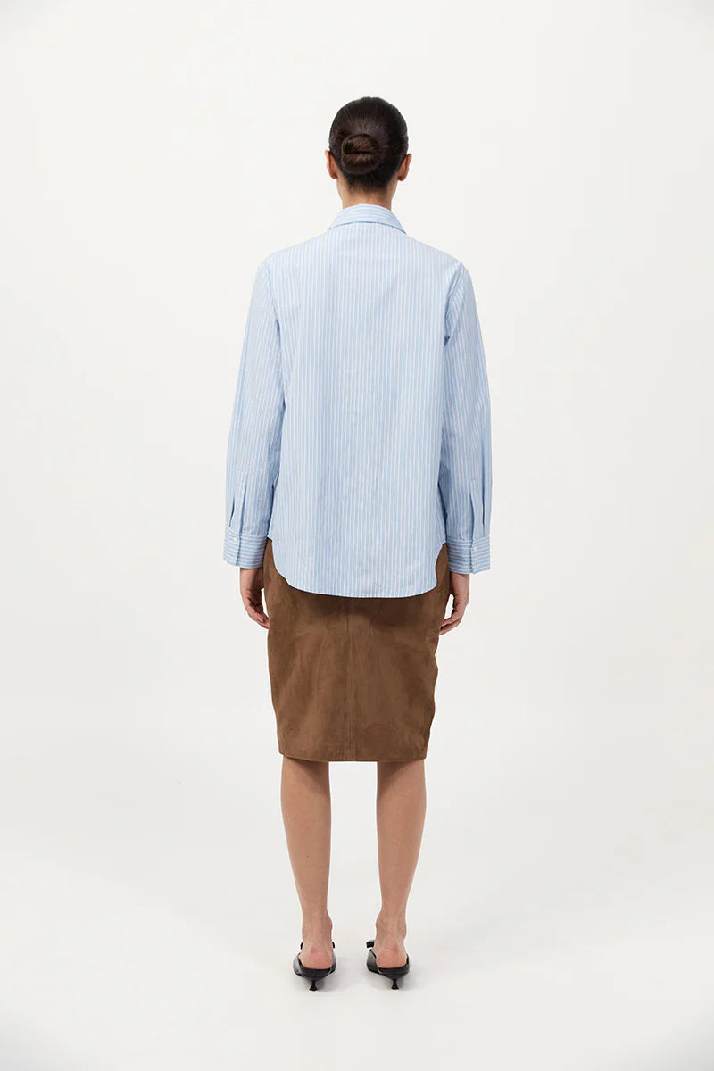 Classic Shirt - Pale Blue Stripe