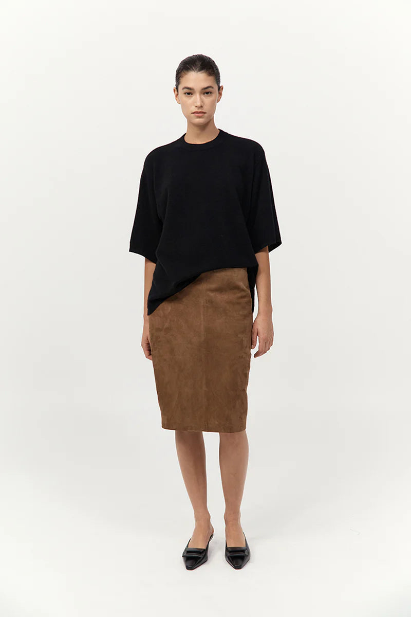Cashmere Copain Tee - Black