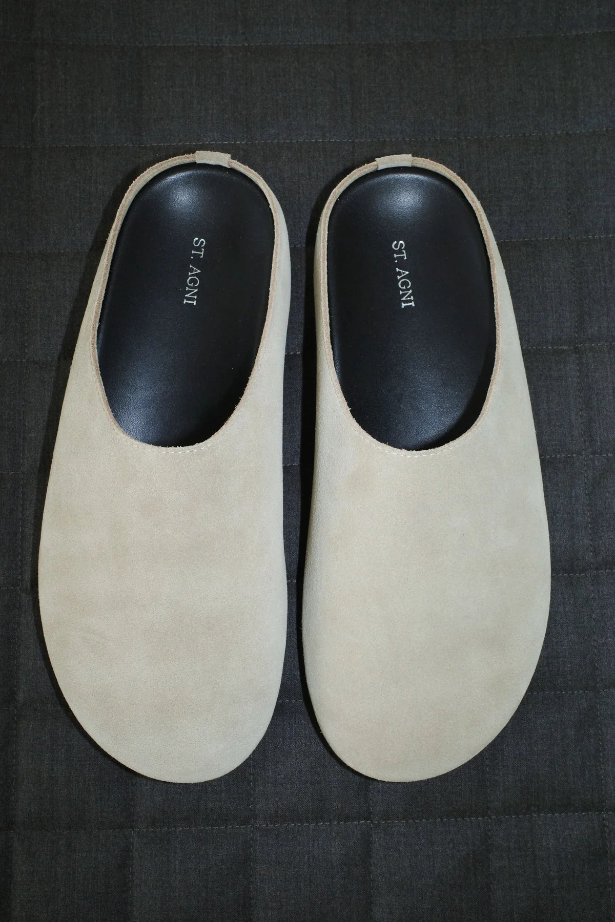 Suede Mule - Rock