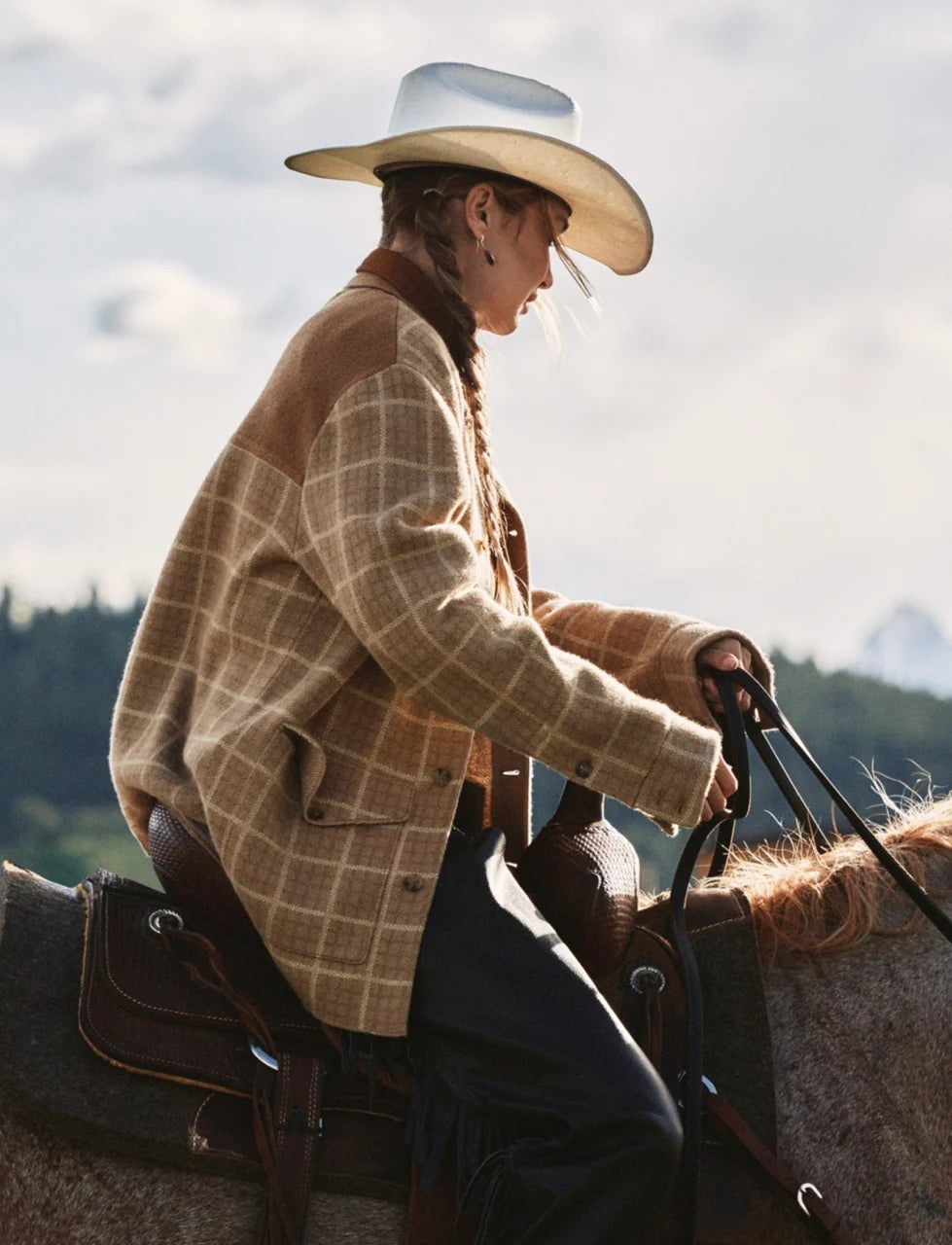 Tartan Industry Jacket - Camel Combo