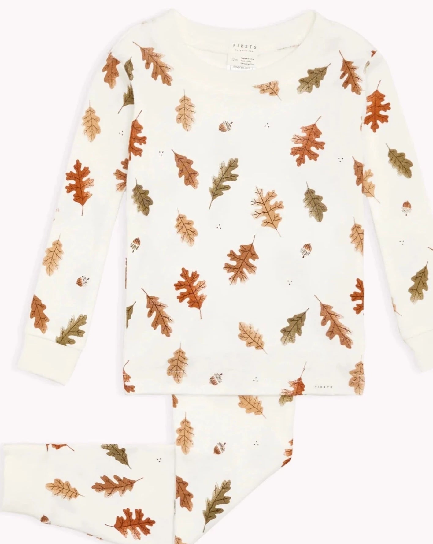 Off-White PJ Set - Foliage