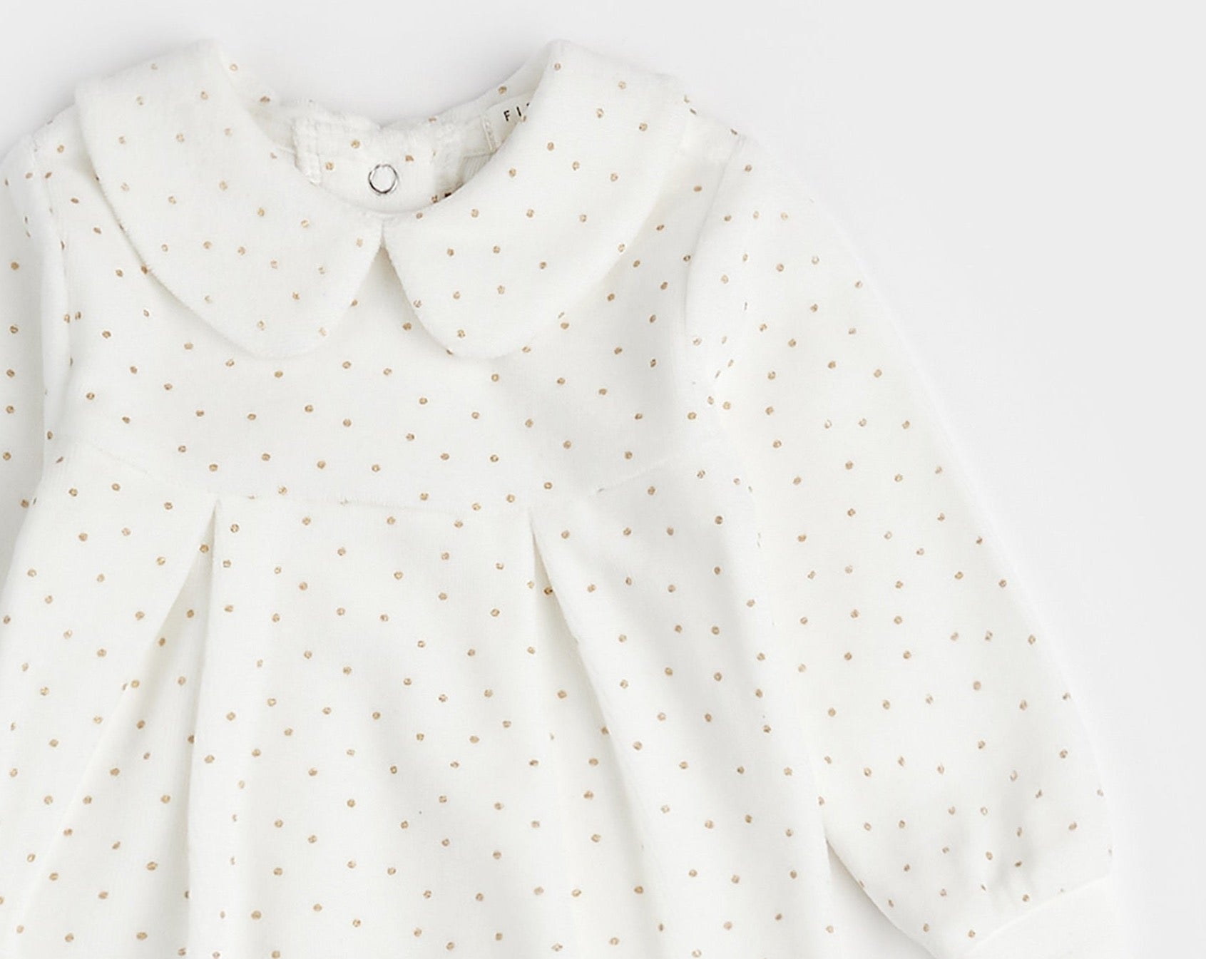 Golden Dots Velour Sleeper