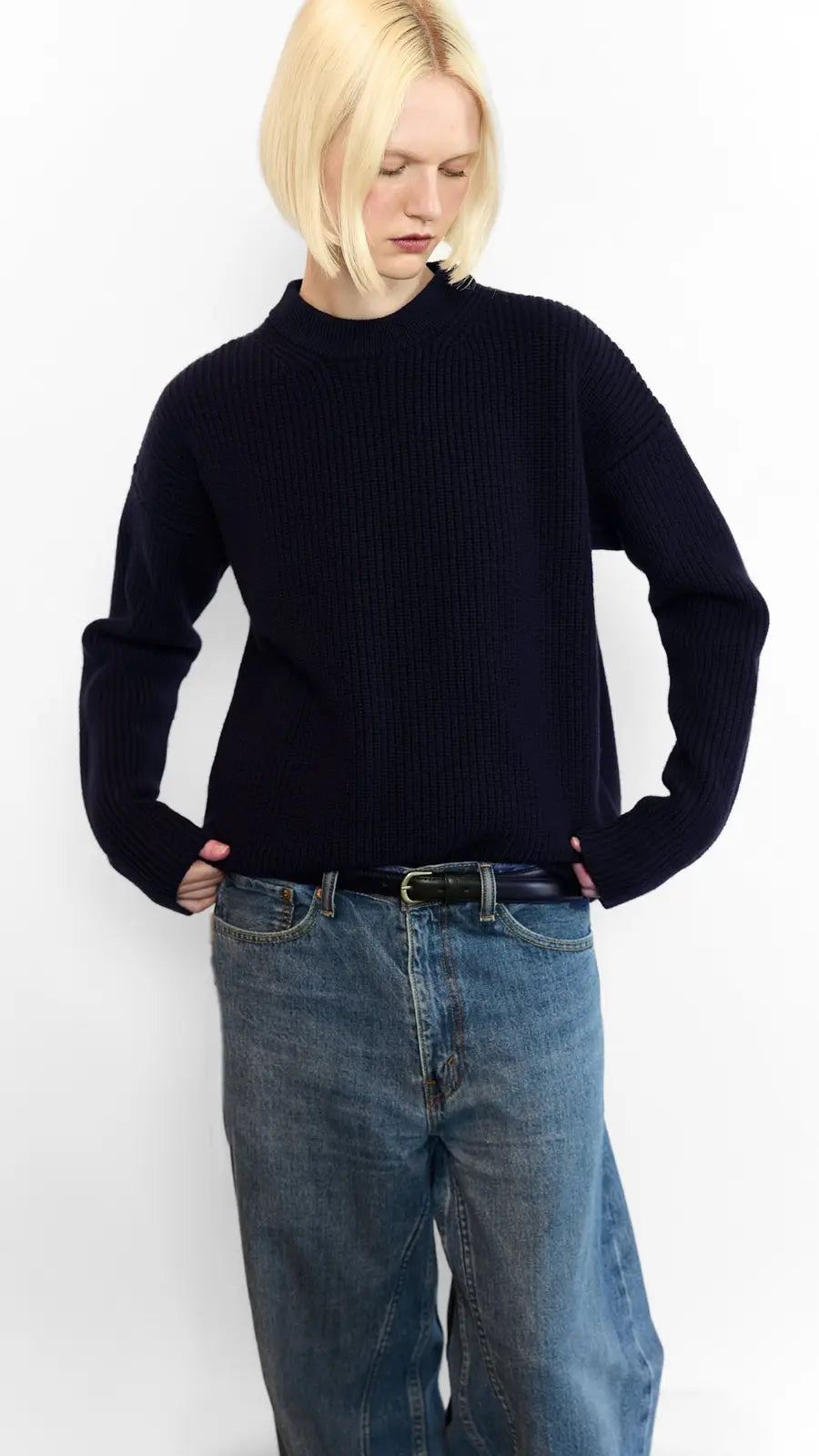 Genevieve Sweater - Navy