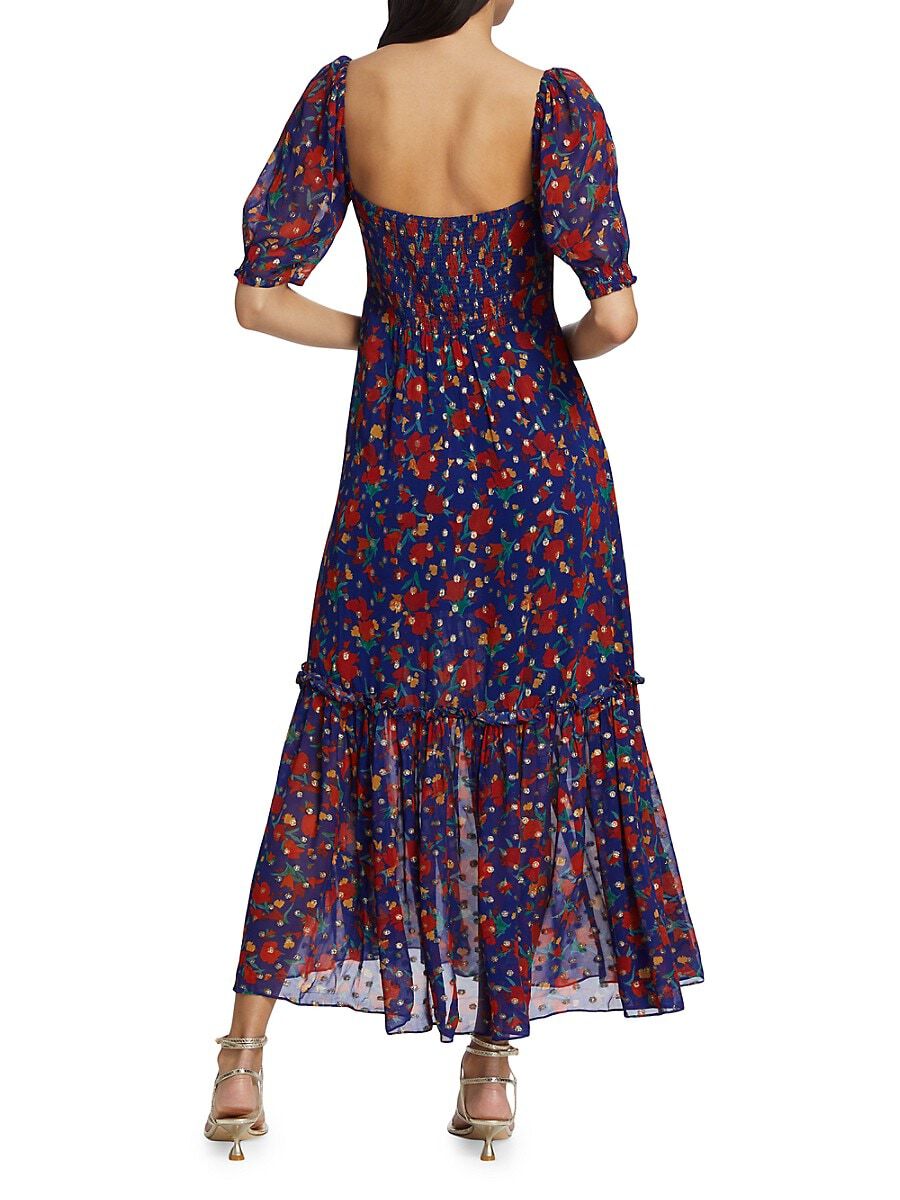 Shireen Dress- Havana Floral Indigo