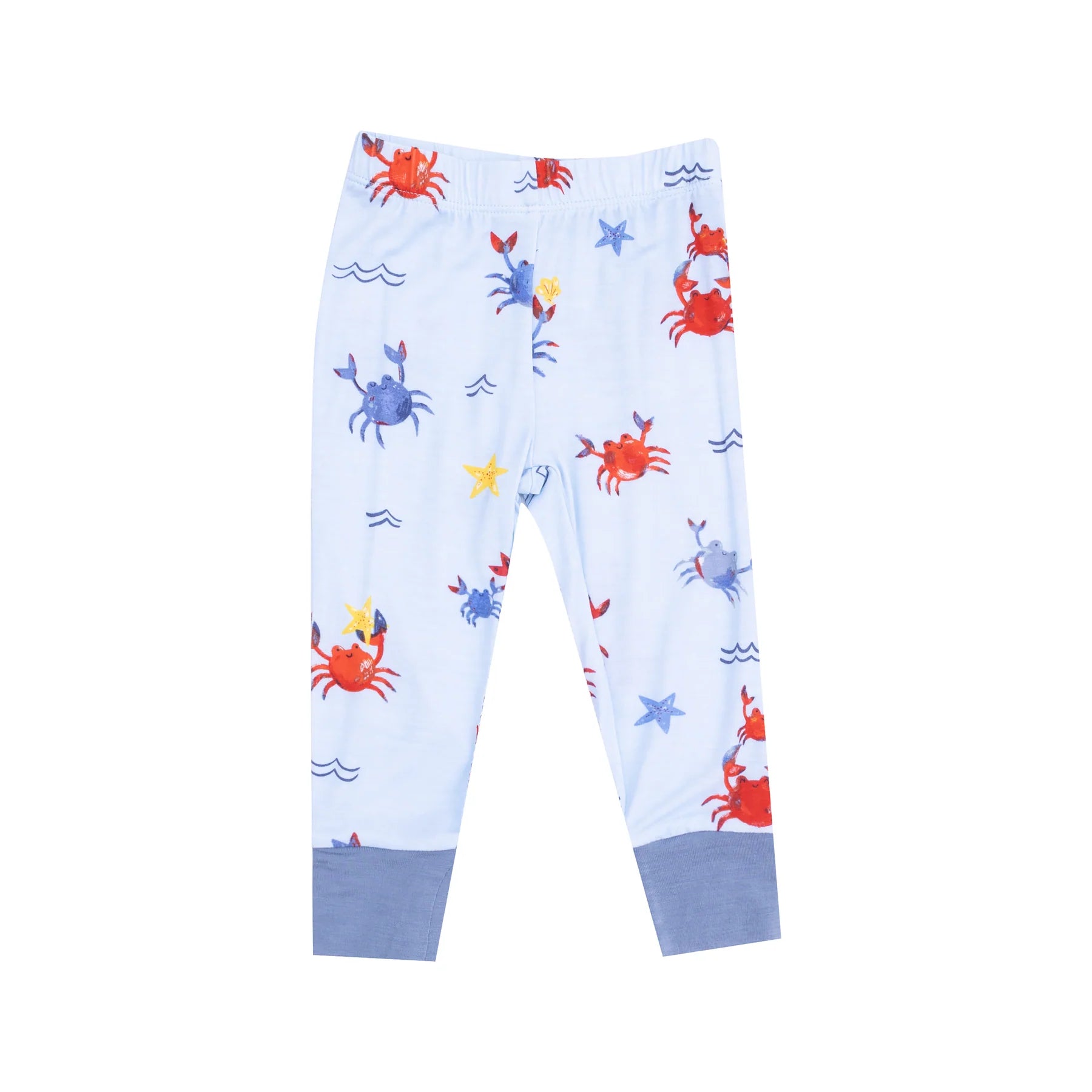 Short Sleeve Loungewear Set - Crayon Crabs