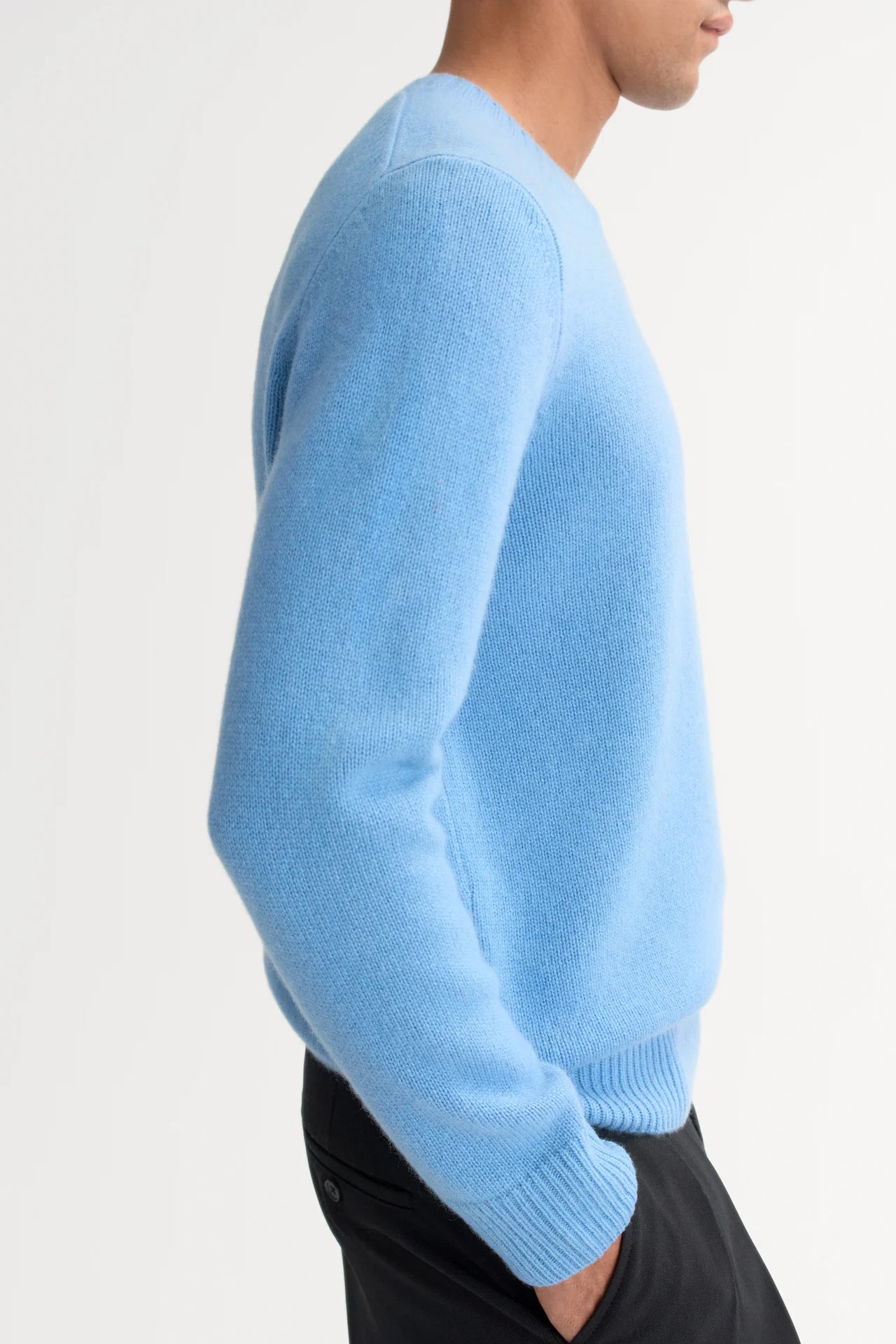 Men's Chunky Crewneck - Azure