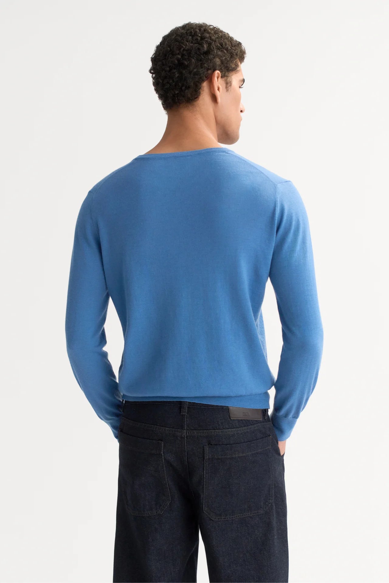 Men's Featherlight Crewneck - Azure