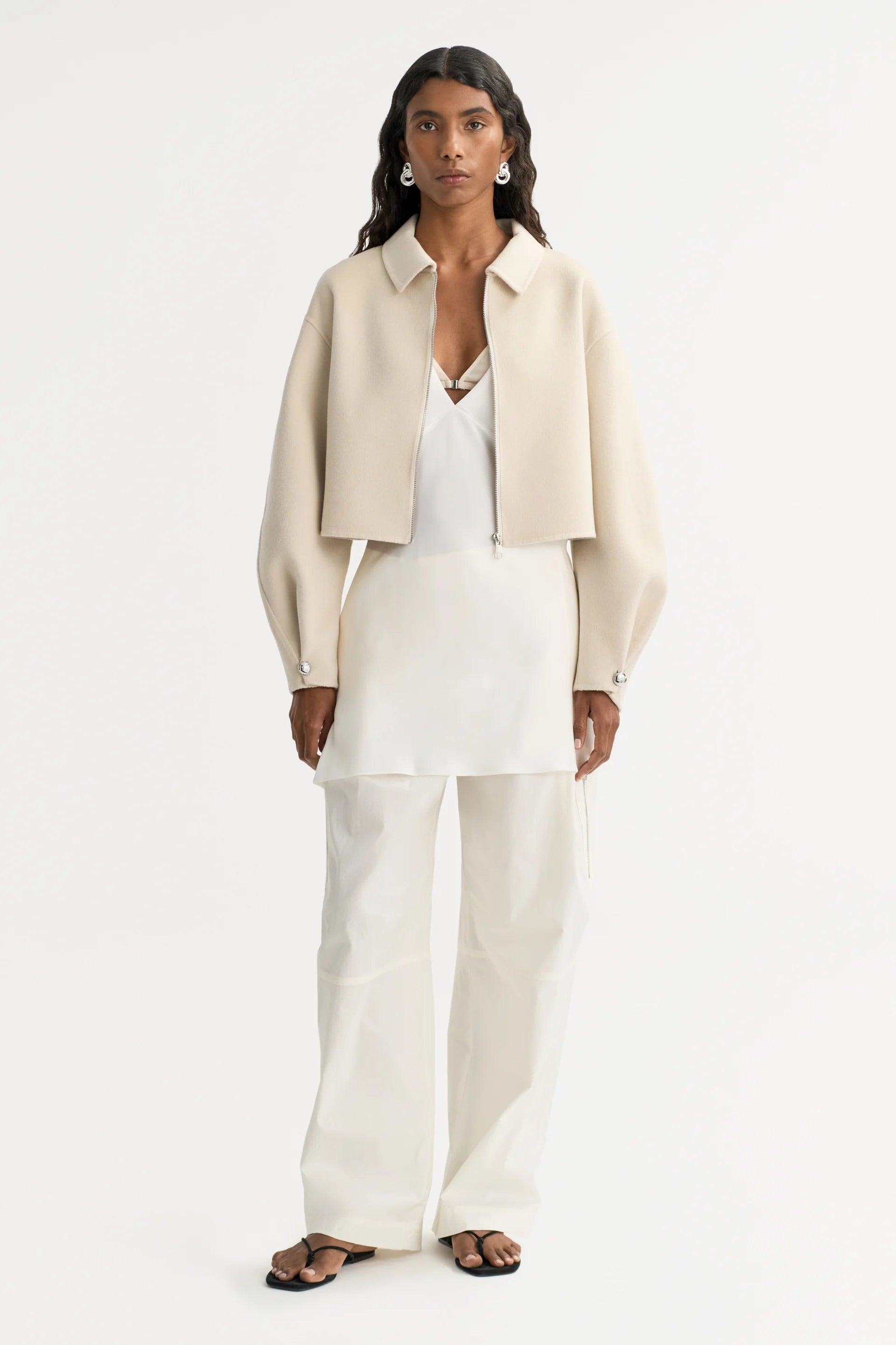 Zip Jacket - Cream