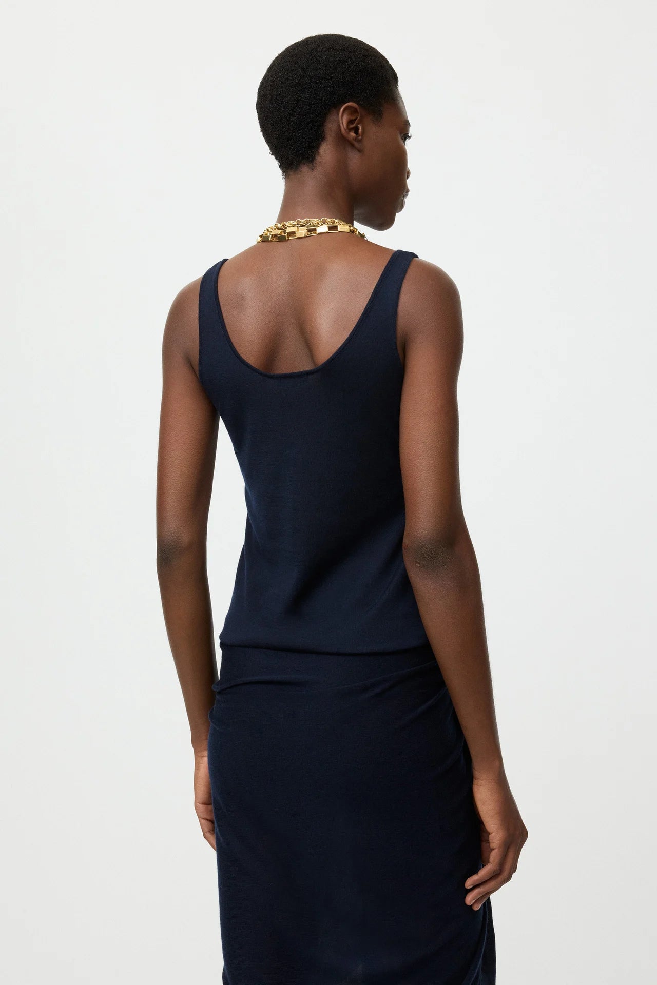 Featherlight Singlet - Navy