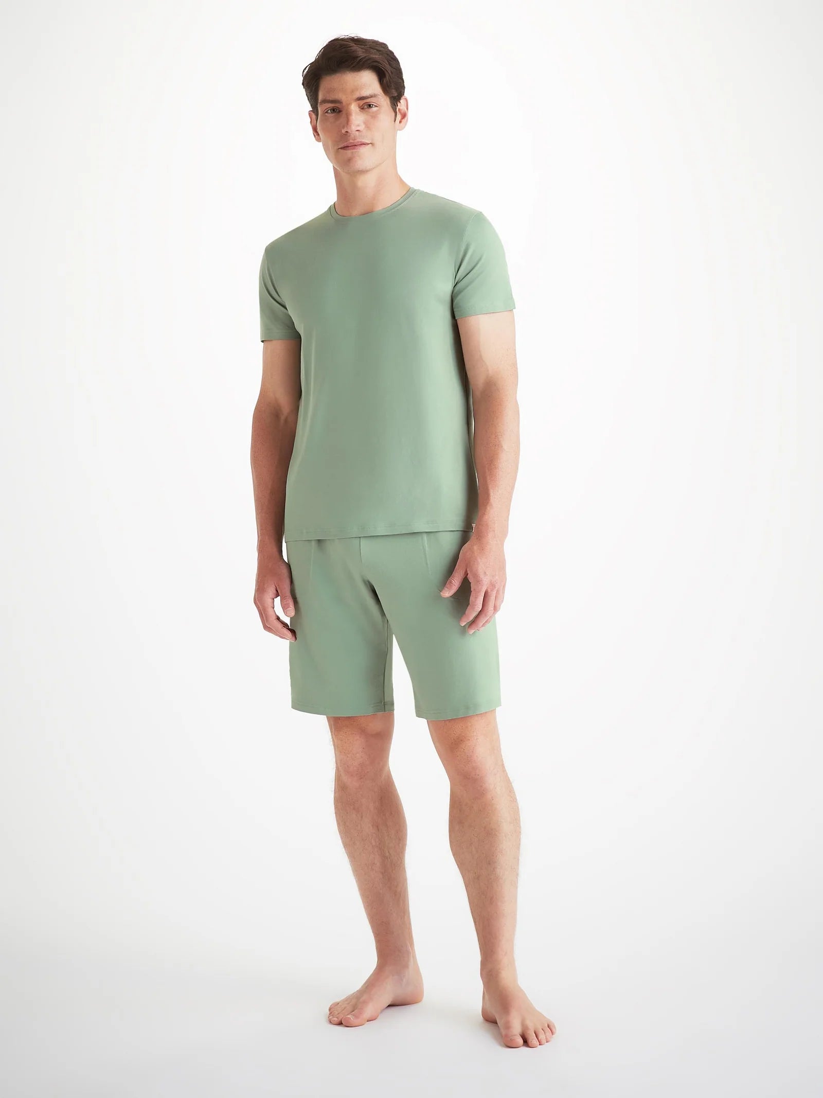 Basel Micro Modal Stretch T-Shirt - Eucalyptus