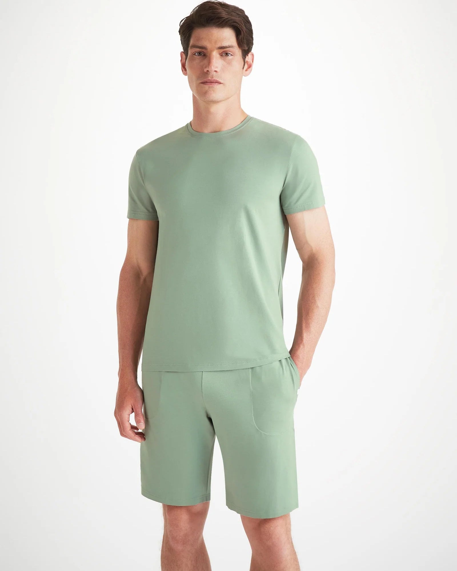 Basel Micro Modal Stretch T-Shirt - Eucalyptus