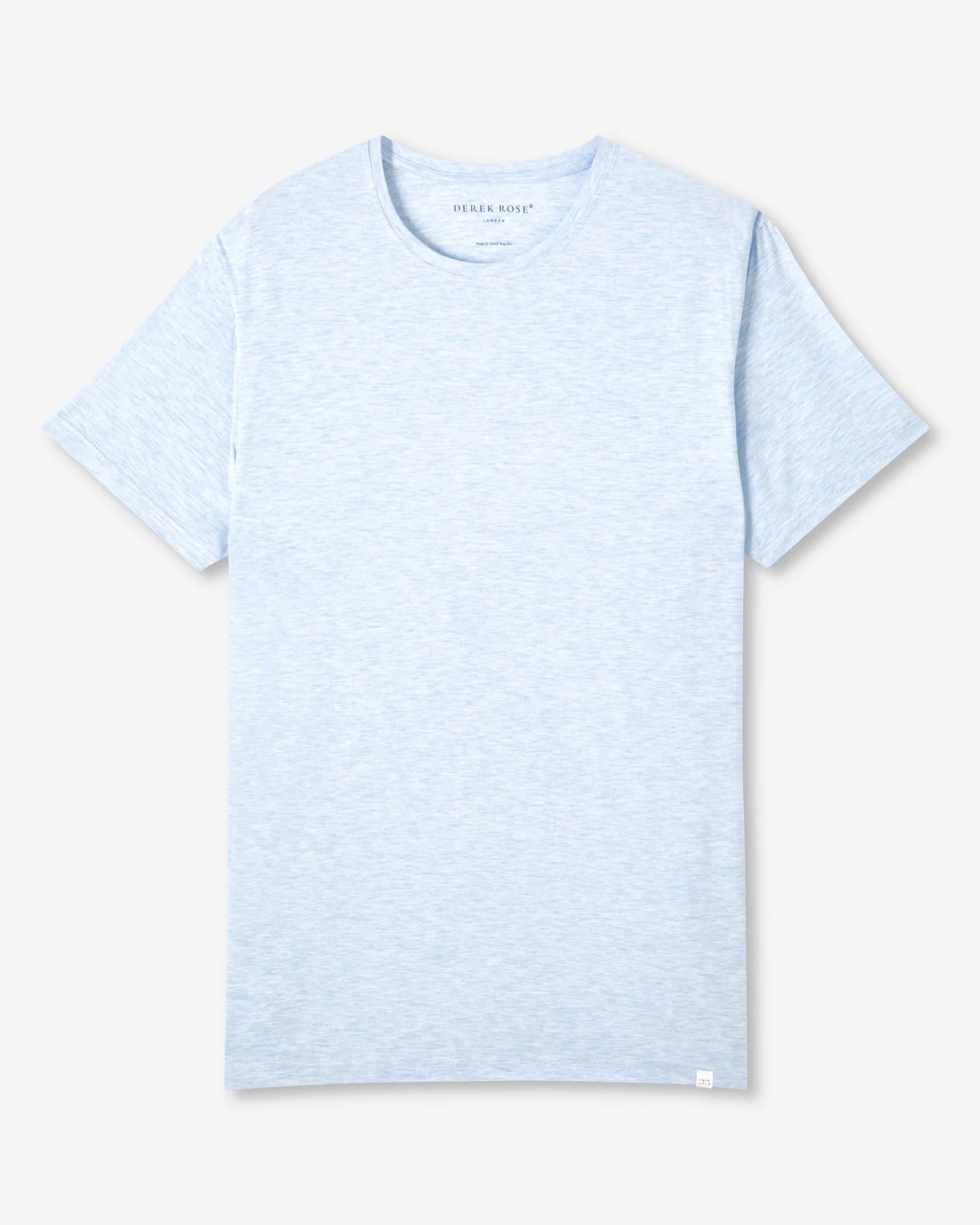 Ethan Micro Modal Stretch T-Shirt - Light Blue Marl