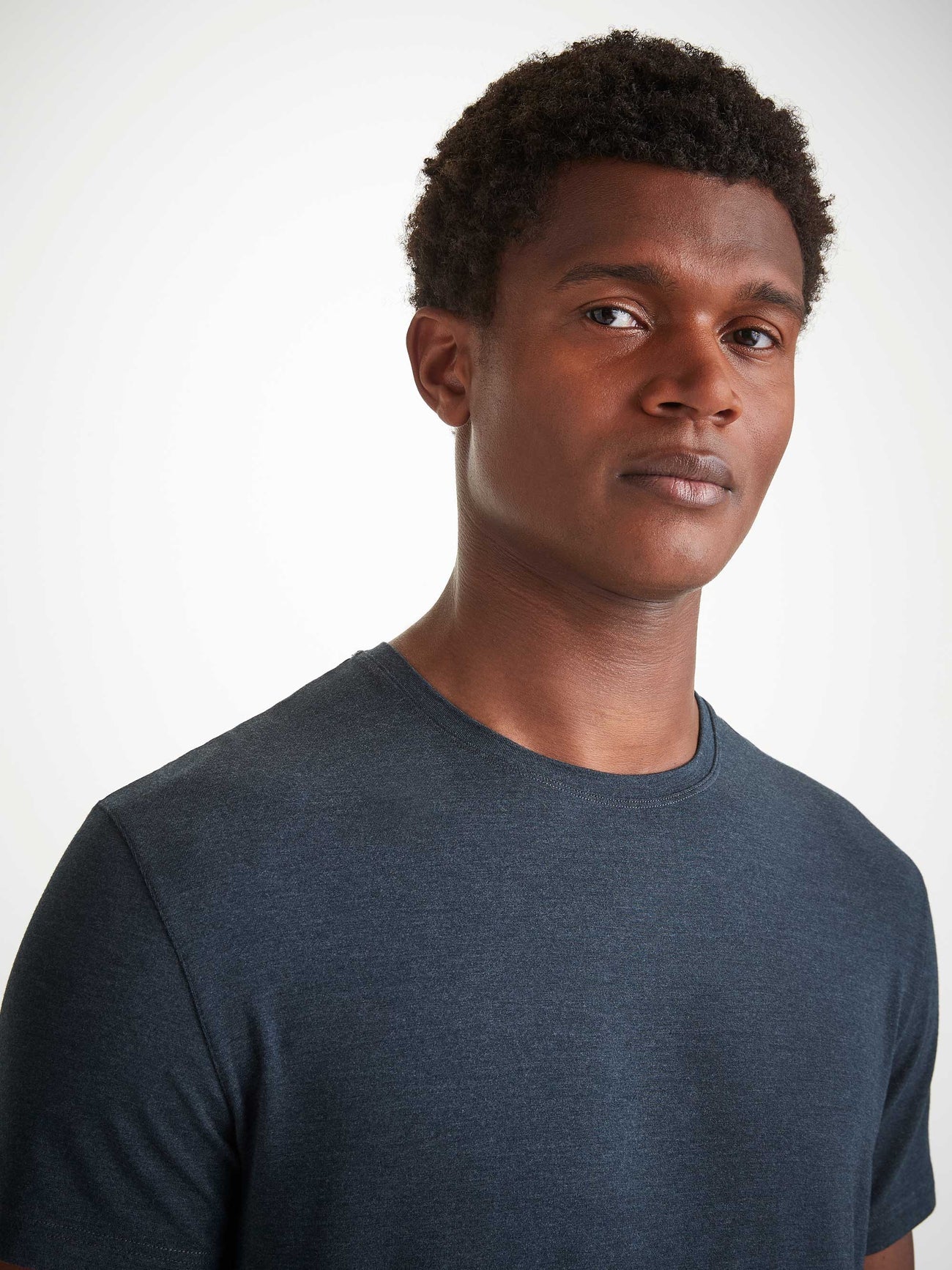 Marlowe Micro Modal Stretch T-Shirt - Anthracite Marl
