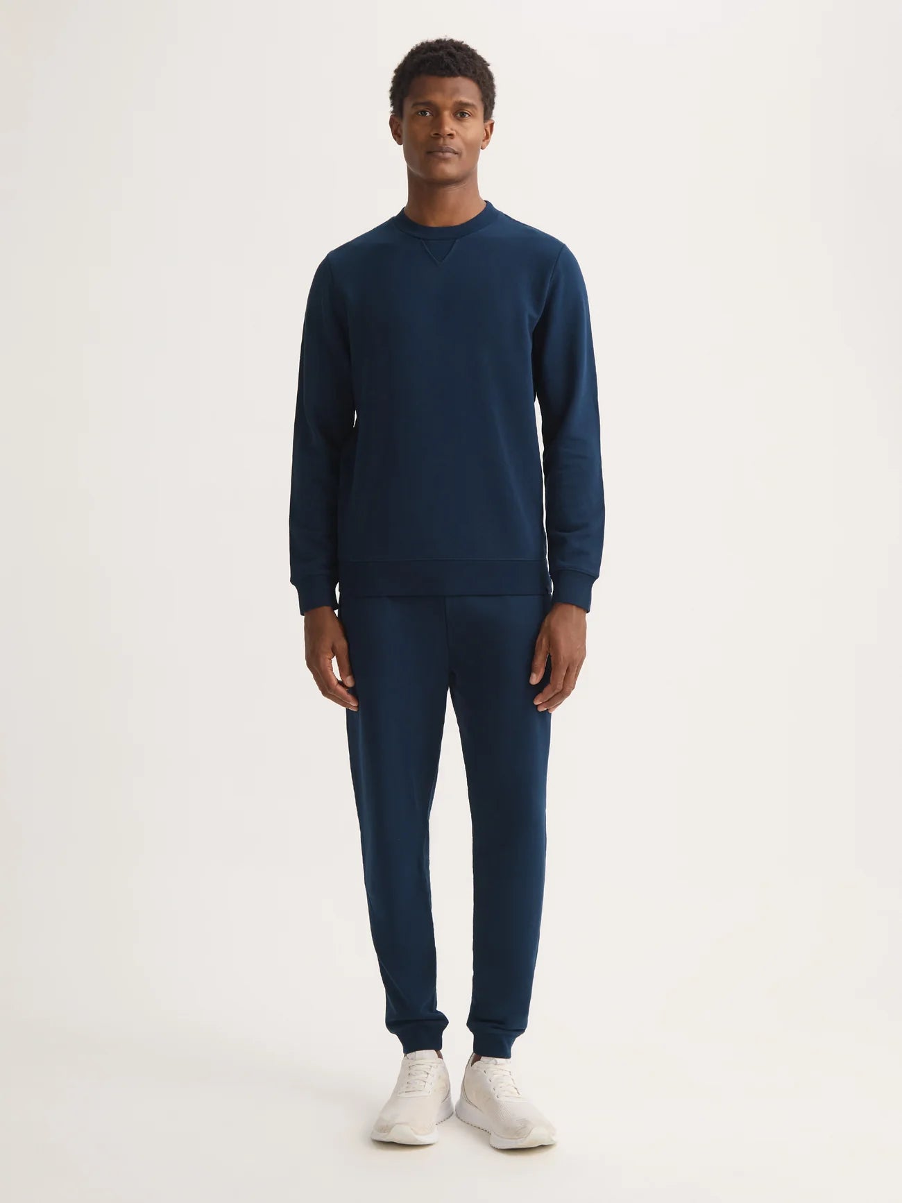 Quinn Cotton Modal Sweatshirt - Navy