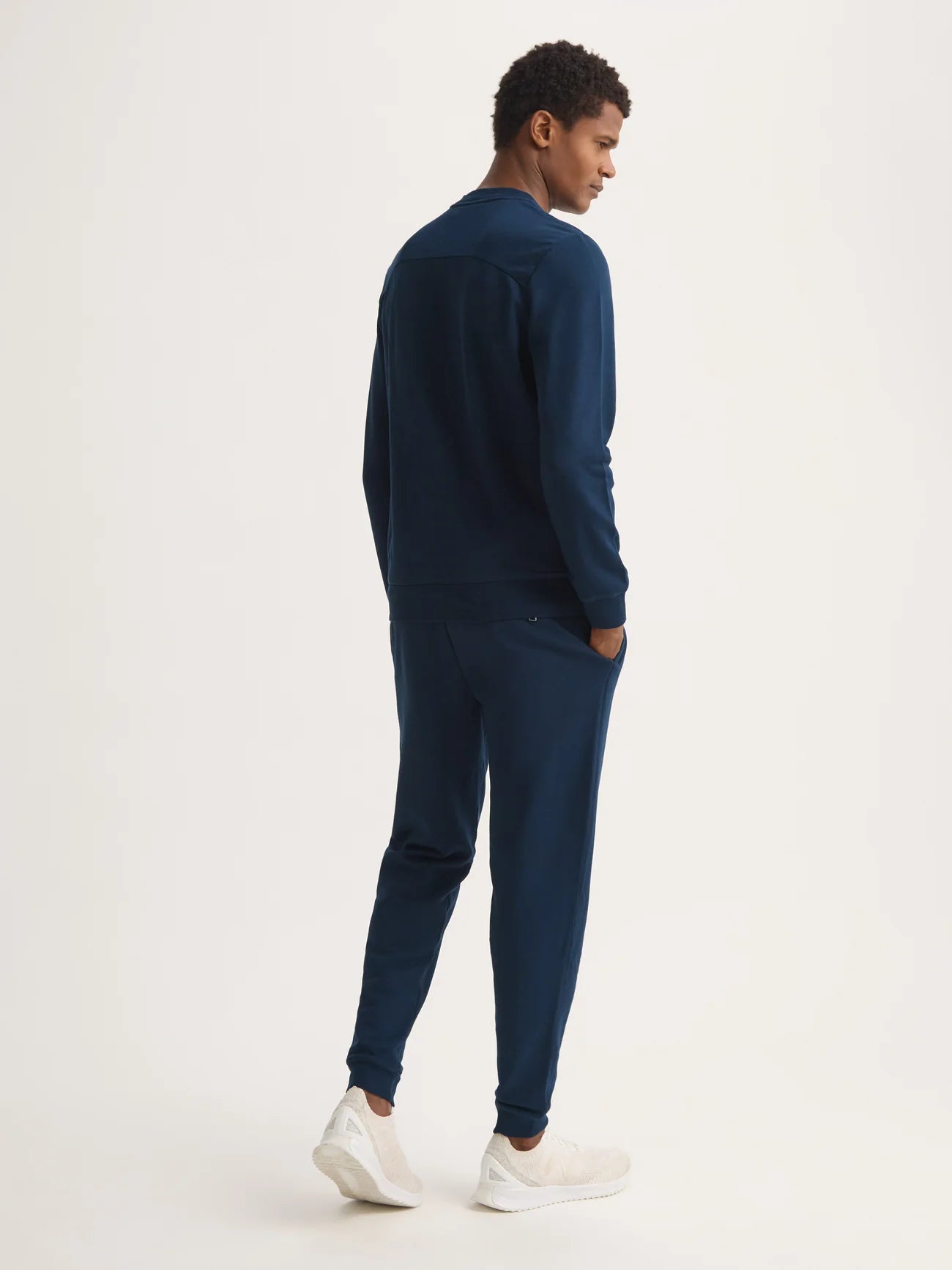 Quinn Cotton Modal Sweatshirt - Navy