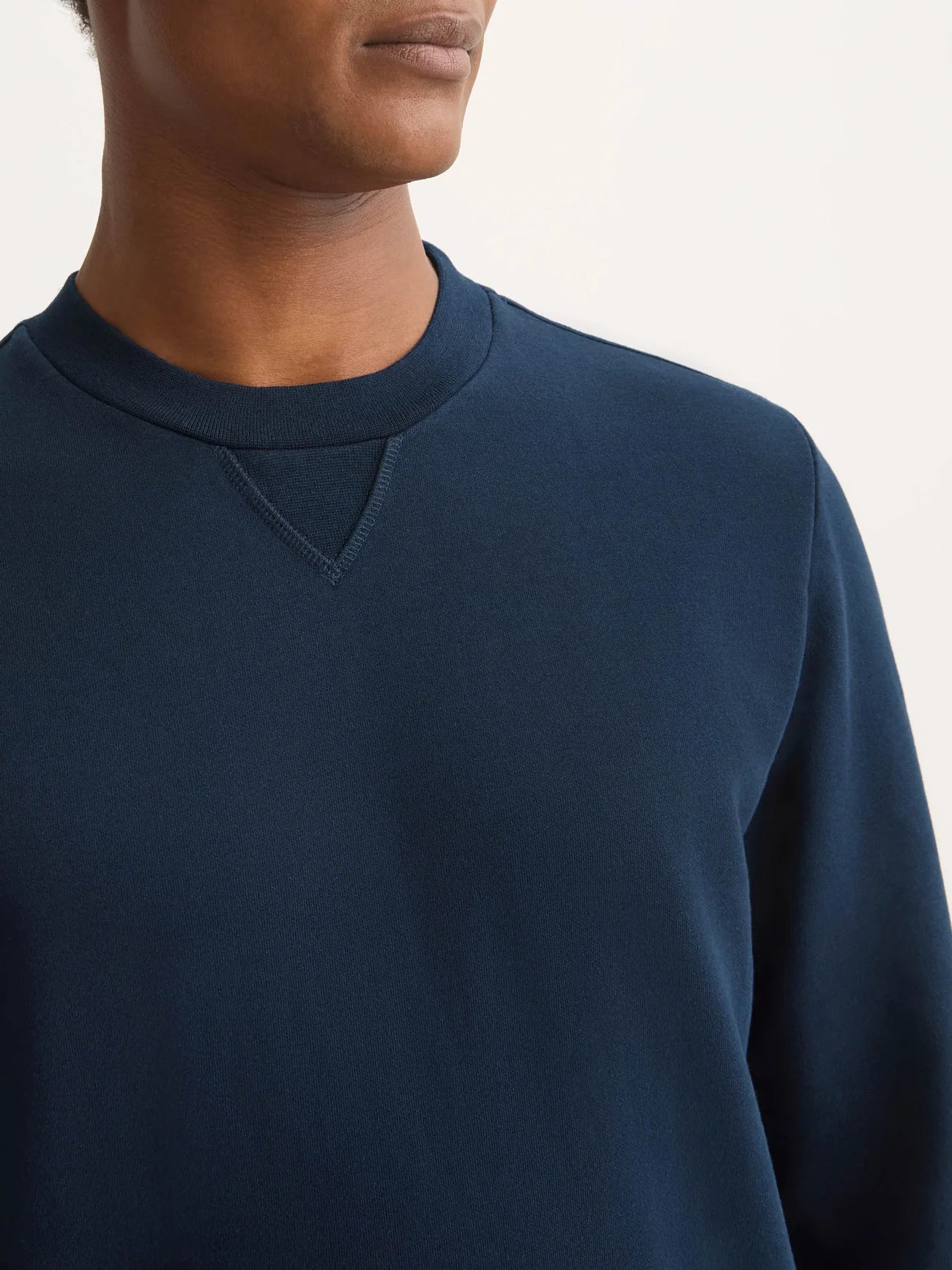 Quinn Cotton Modal Sweatshirt - Navy