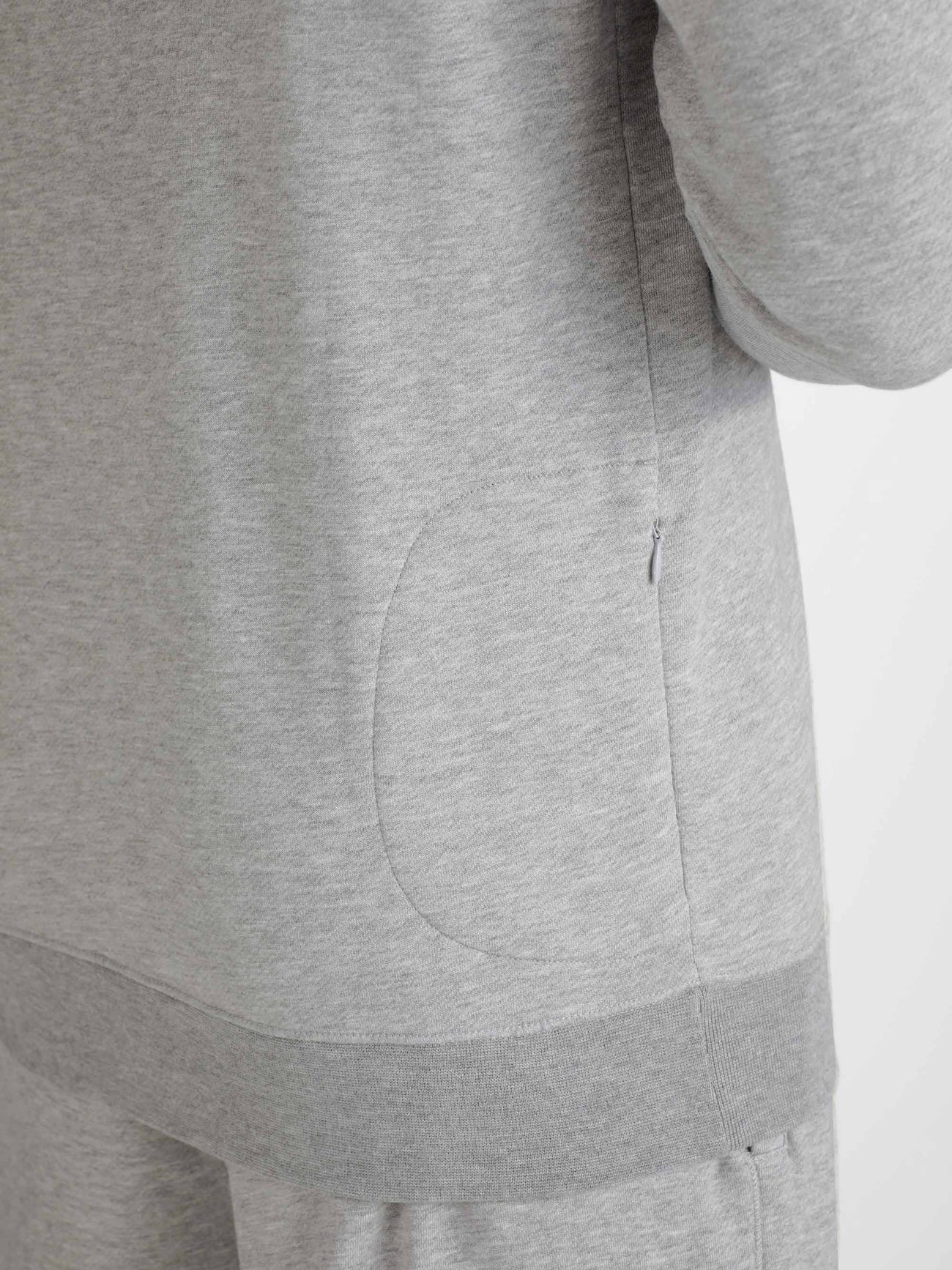 Quinn Cotton Modal Sweatshirt - Silver