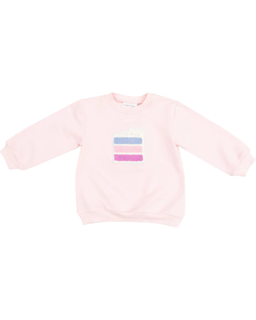 Oversize Sweatshirt with Applique - Birthday Cake