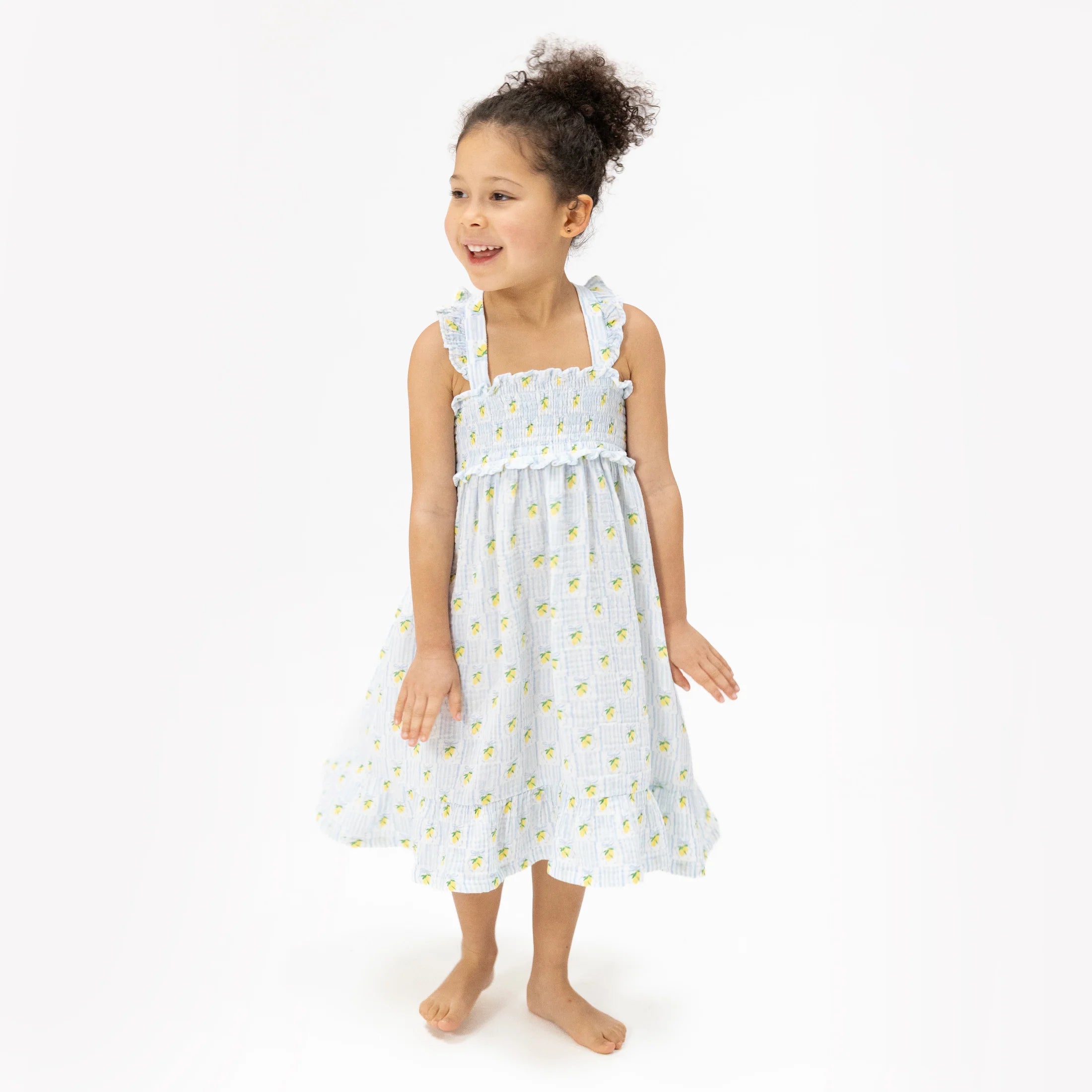 Smocked Ruffle Sundress with Bloomer - Lovely Lemons