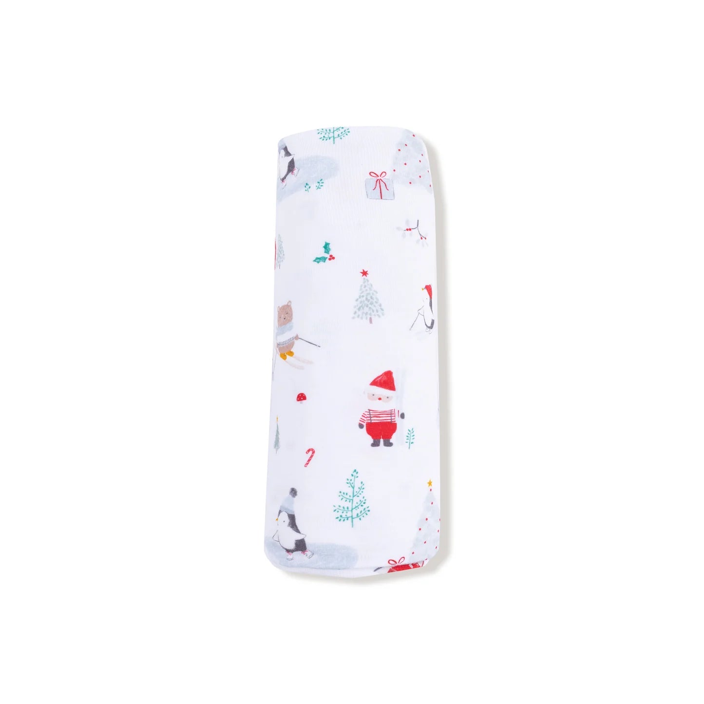 Swaddle Blanket - Santa Ski Friends