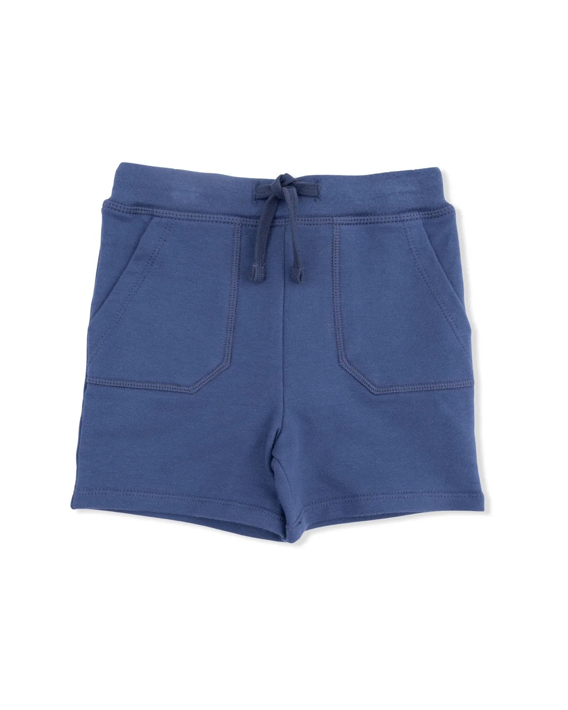 Raglan Sweatshirt and Everyday Short - Bubbly Sailboat French Terry and Oceana Blue