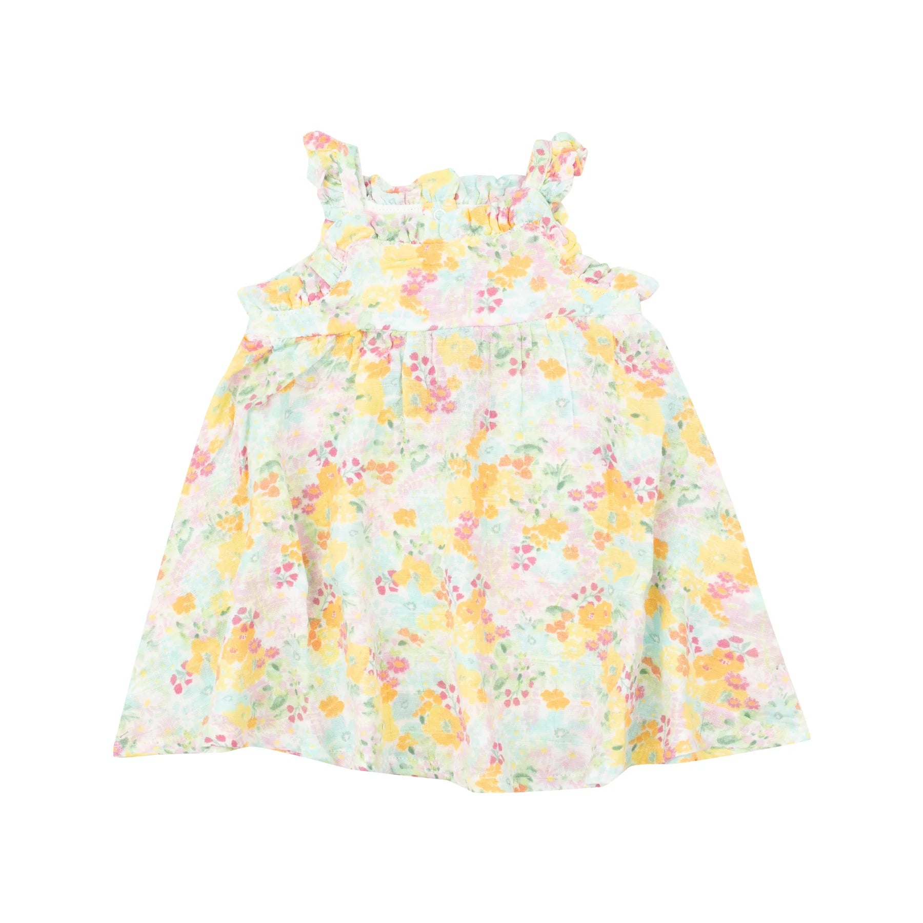Paperbag Ruffle Sundress with Diaper Cover - Spring Meadow