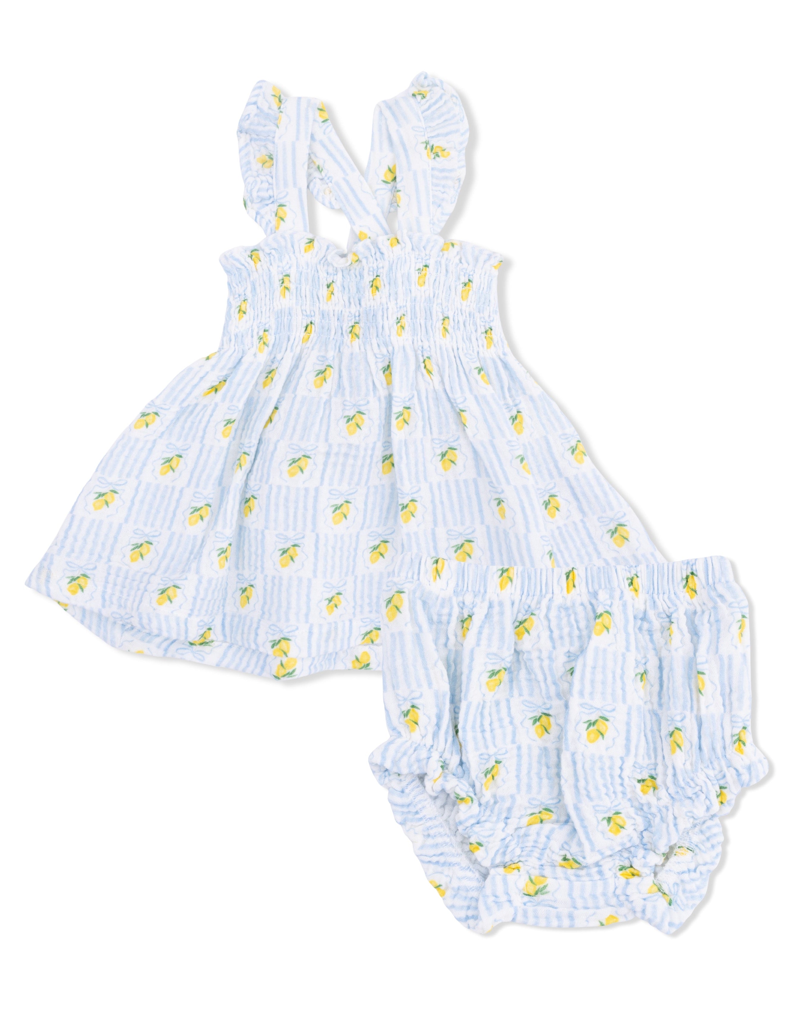 Smocked Top with Bloomer - Lovely Lemons
