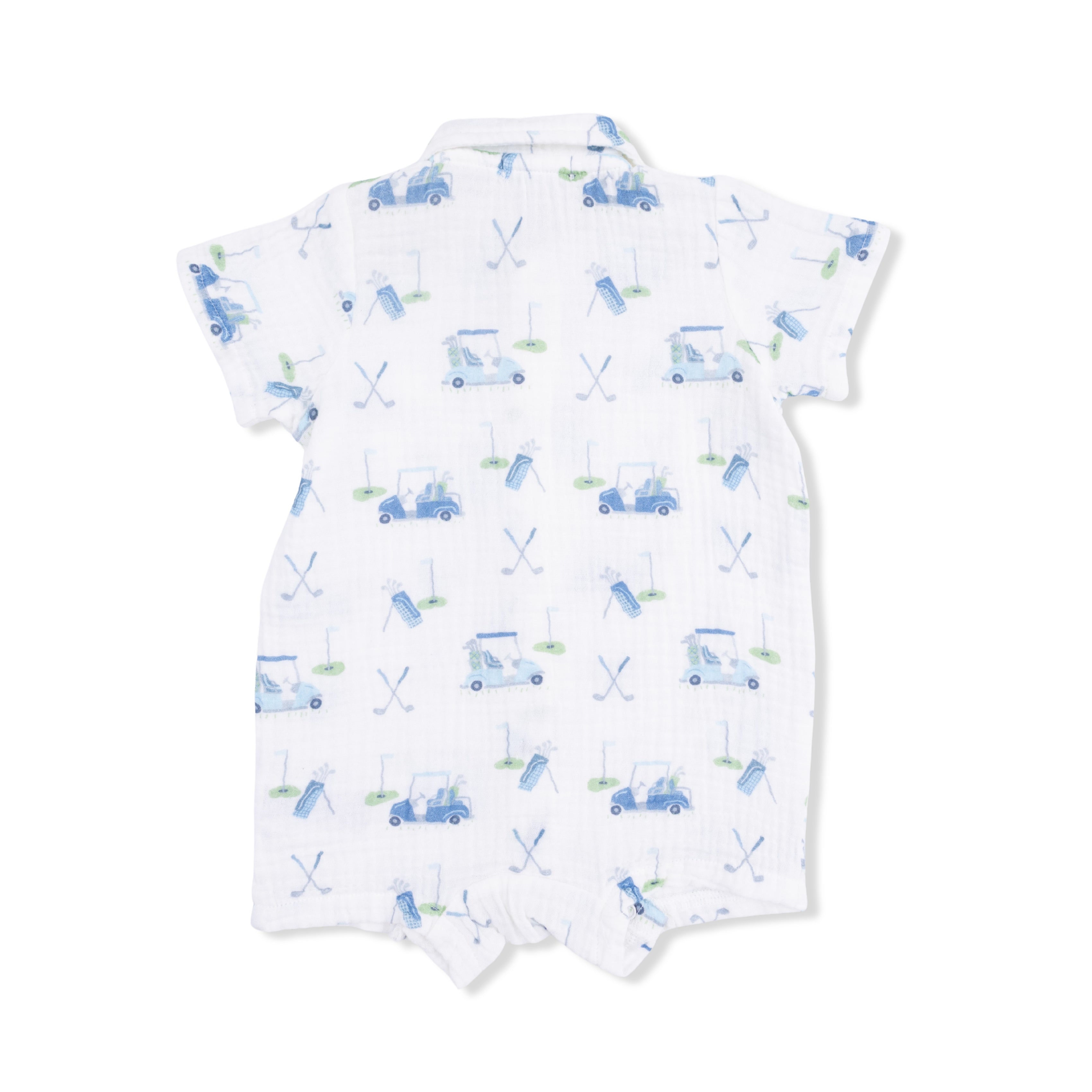Polo Shortie - Baby Golf Carts Blue