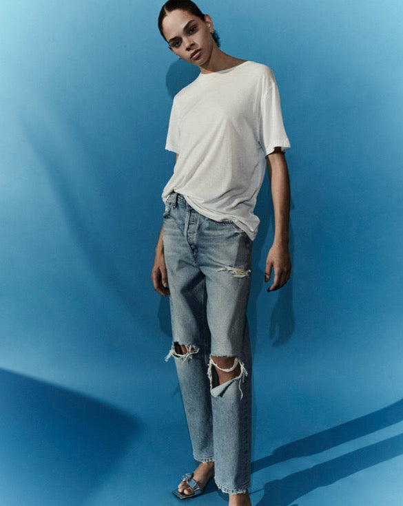 90's Mid Rise Straight Jean - Threadbare