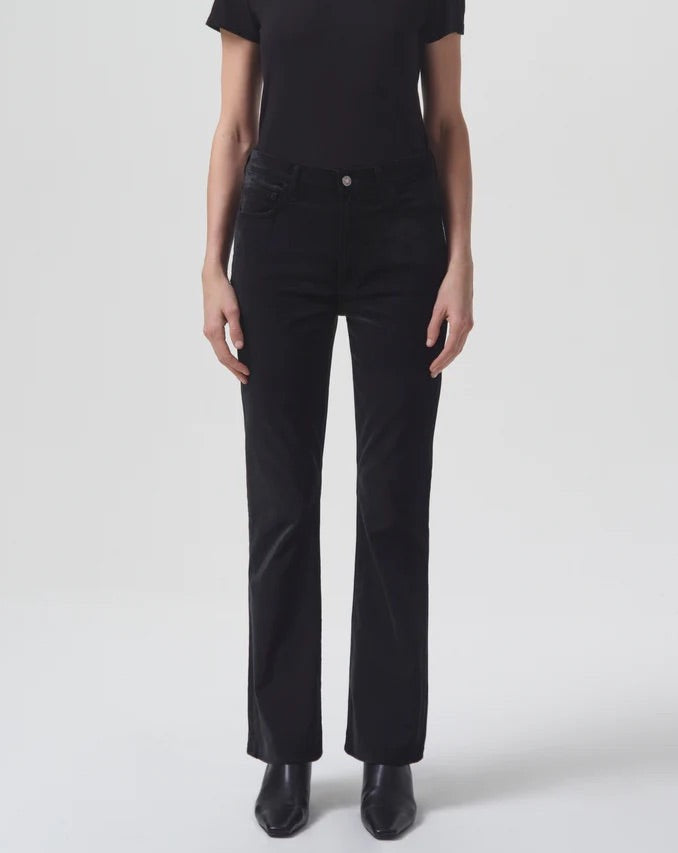 Nico Velvet High Rise Boot - Beetle