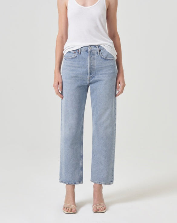 90's Crop Mid Rise Straight - Replica