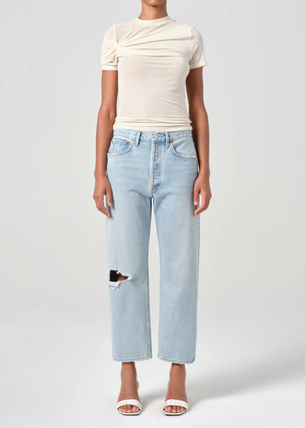 90's Crop Mid Rise Straight - Segment