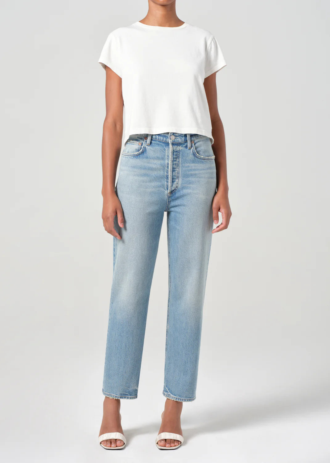 90's Pinch Waist Crop - Ripple