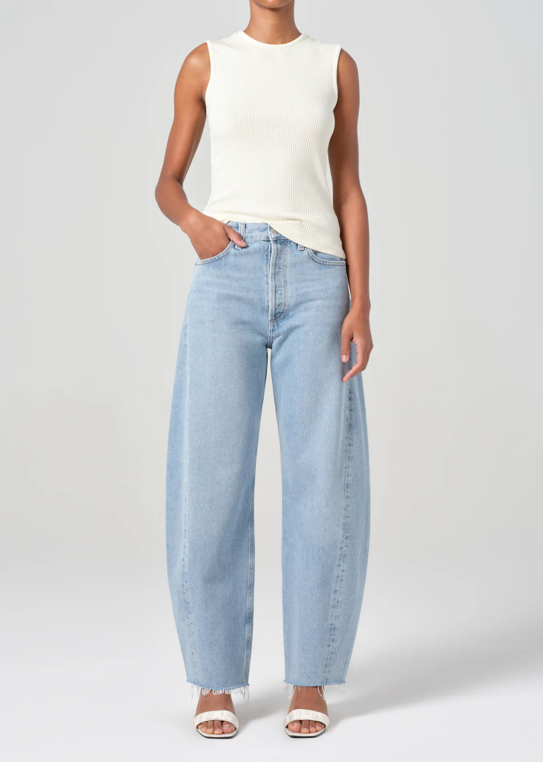 Luna High Rise Pieced Taper - Void